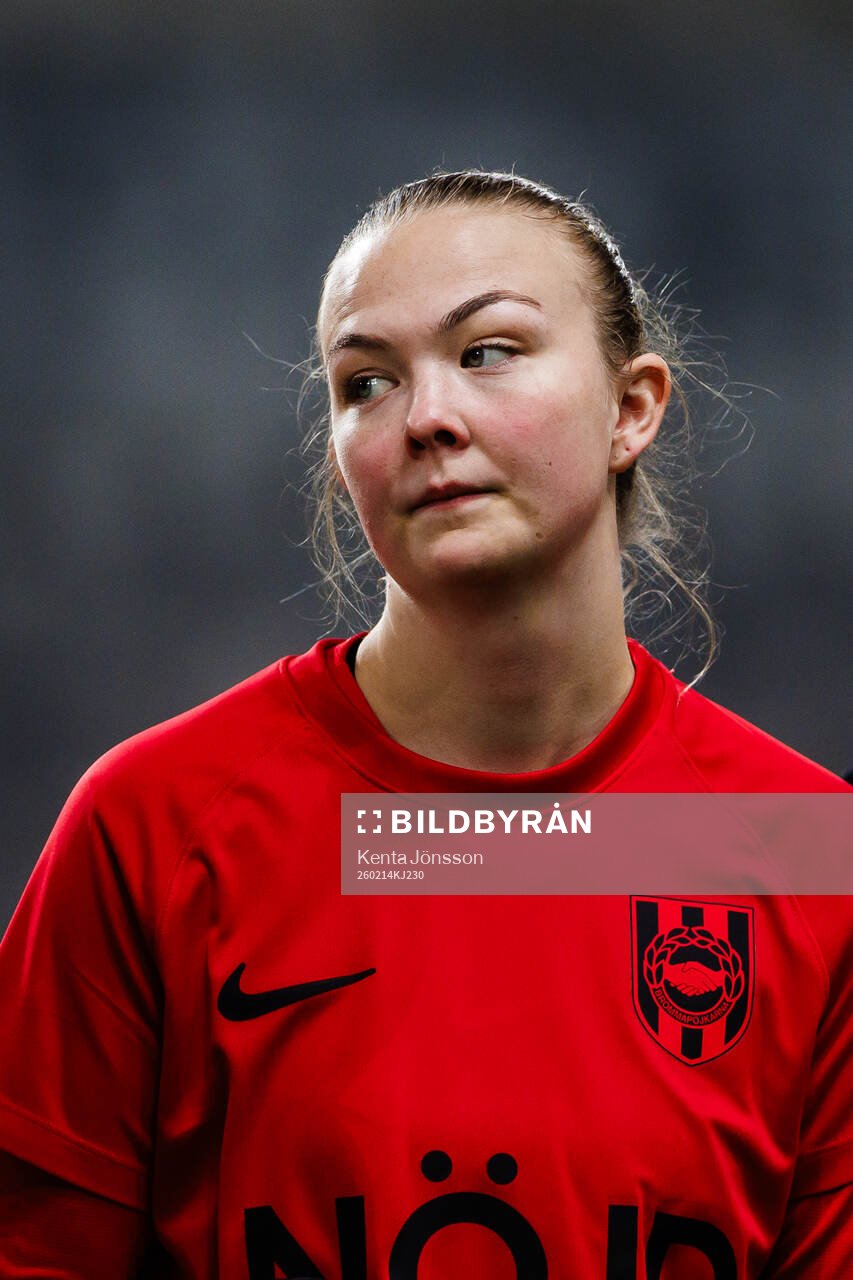 Brommapojkarnas målvakt Clara Ekstrand
