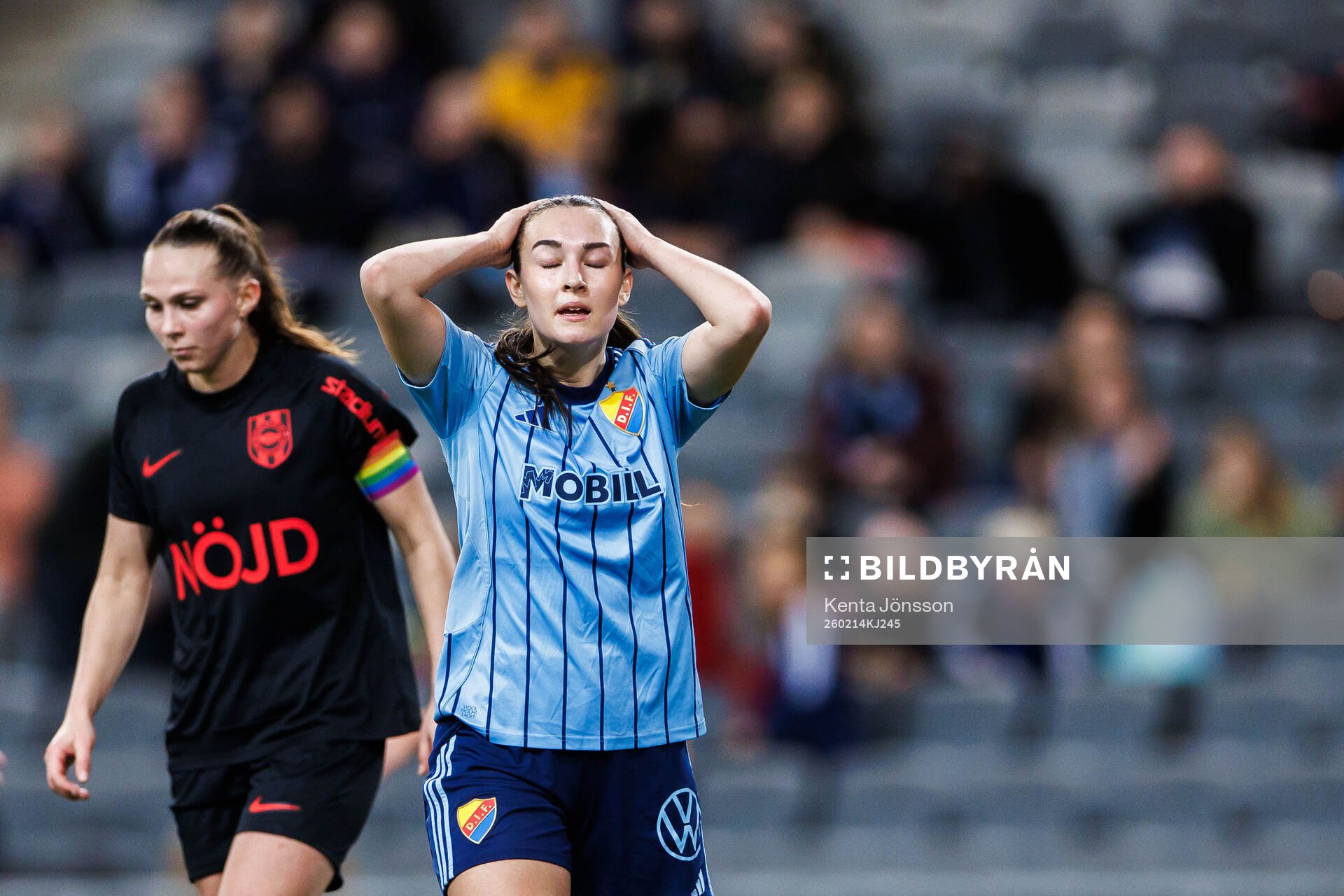 Djurgårdens Lucia Duras deppar