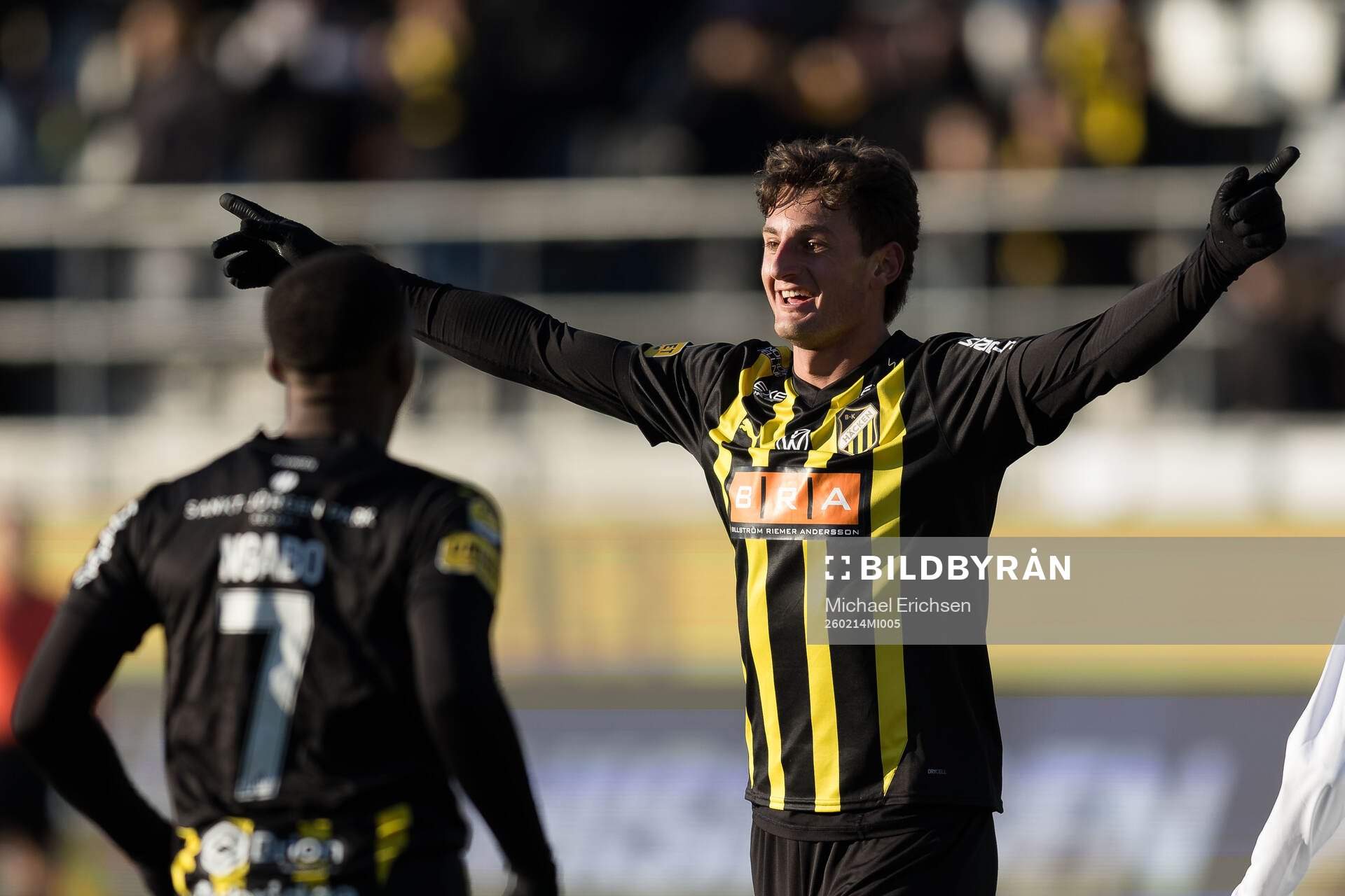 Häckens Silas Andersen jublar