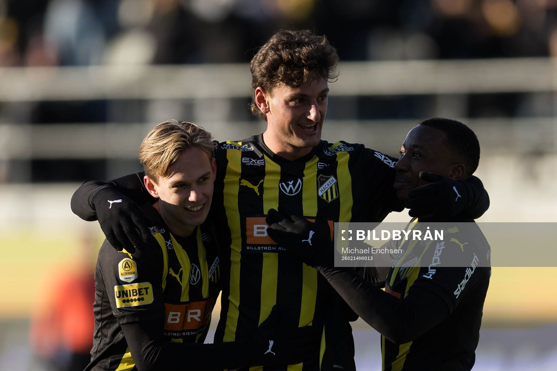 Häckens Silas Andersen, Pontus Dahbo och Sanders Ngabo