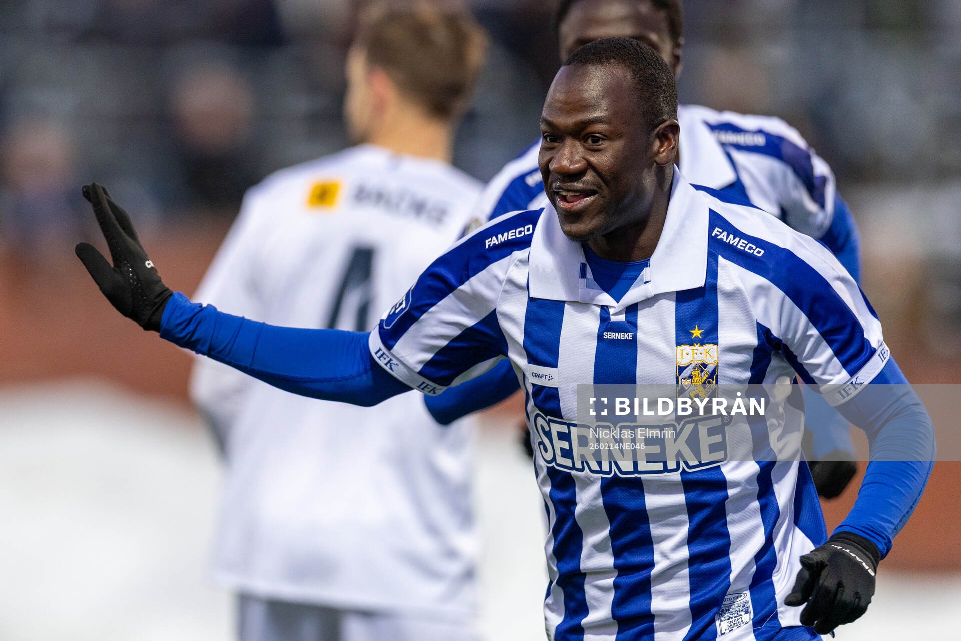 Göteborgs Saidou Alioum jublar