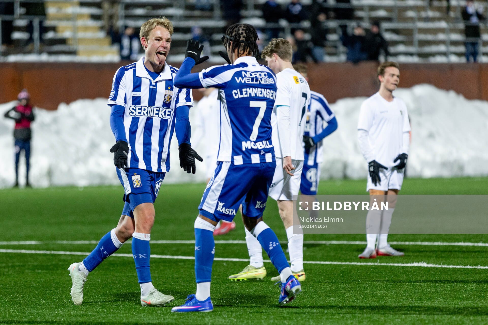 Göteborgs Max Fenger och Sebastian Clemmensen jublar