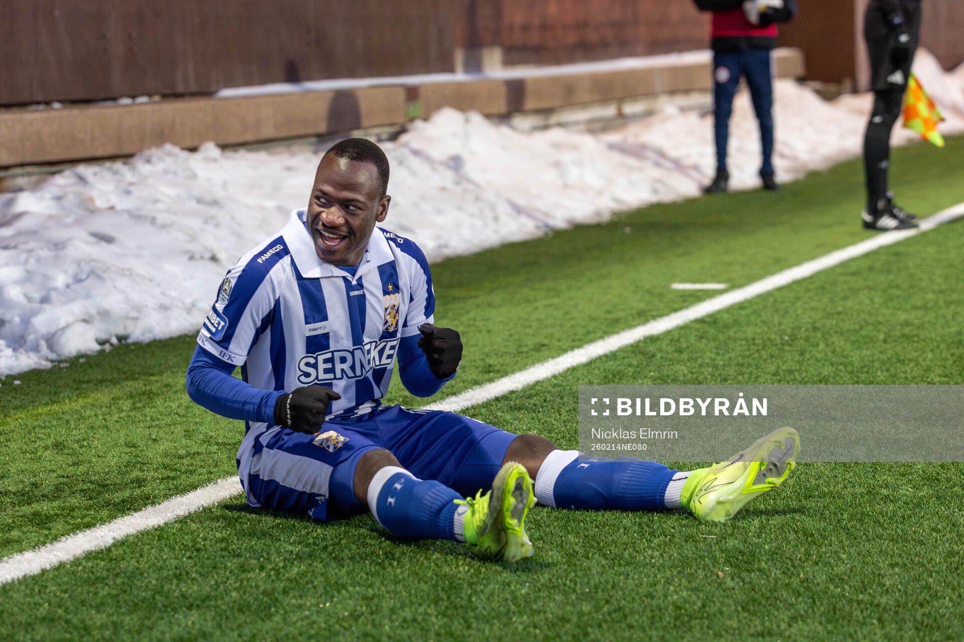 Göteborgs Saidou Alioum jublar