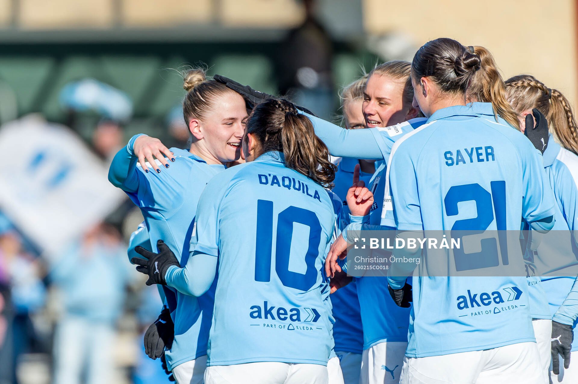 Malmö FFs Tuva Skoog jublar