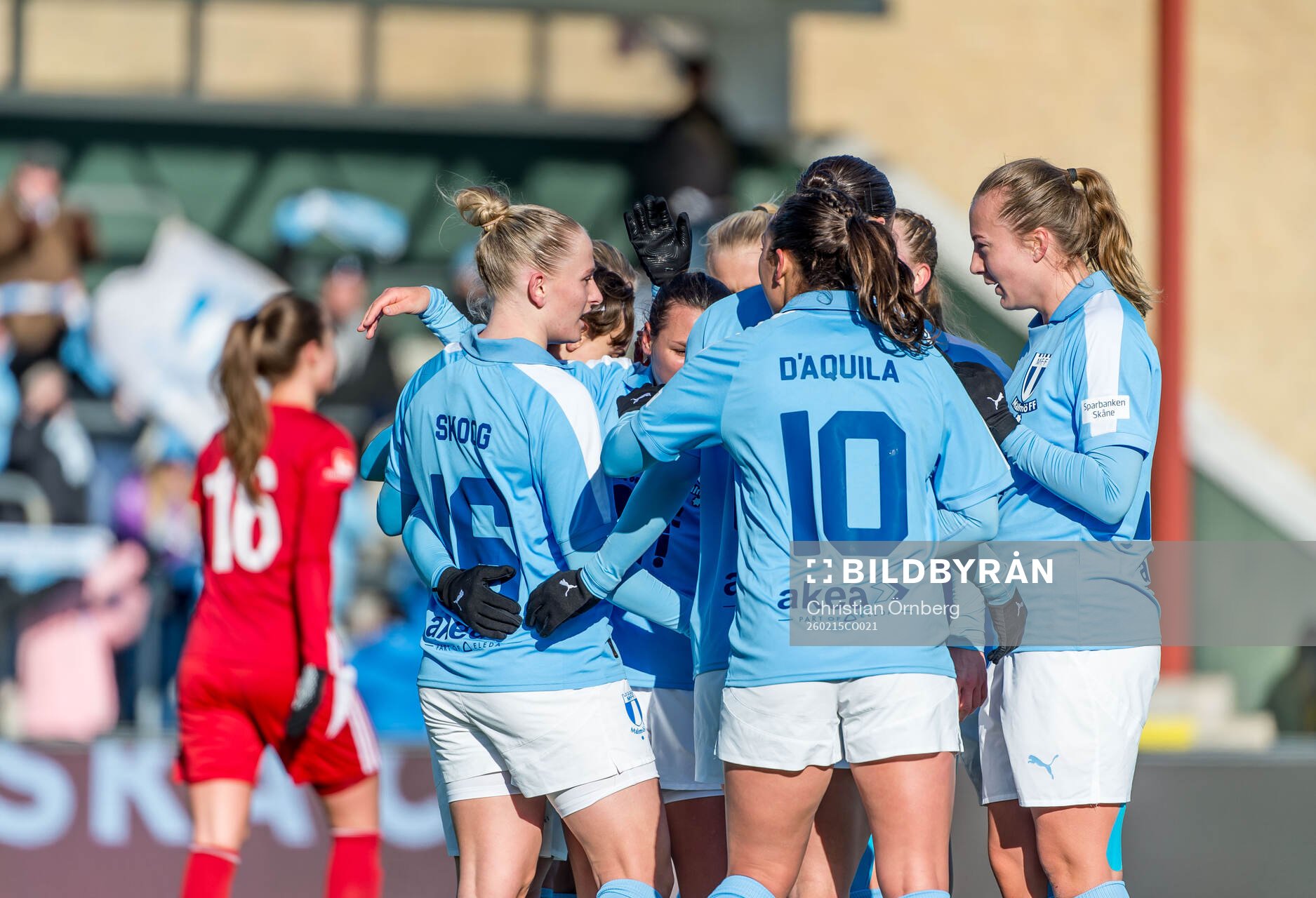 Malmö FFs Tuva Skoog jublar