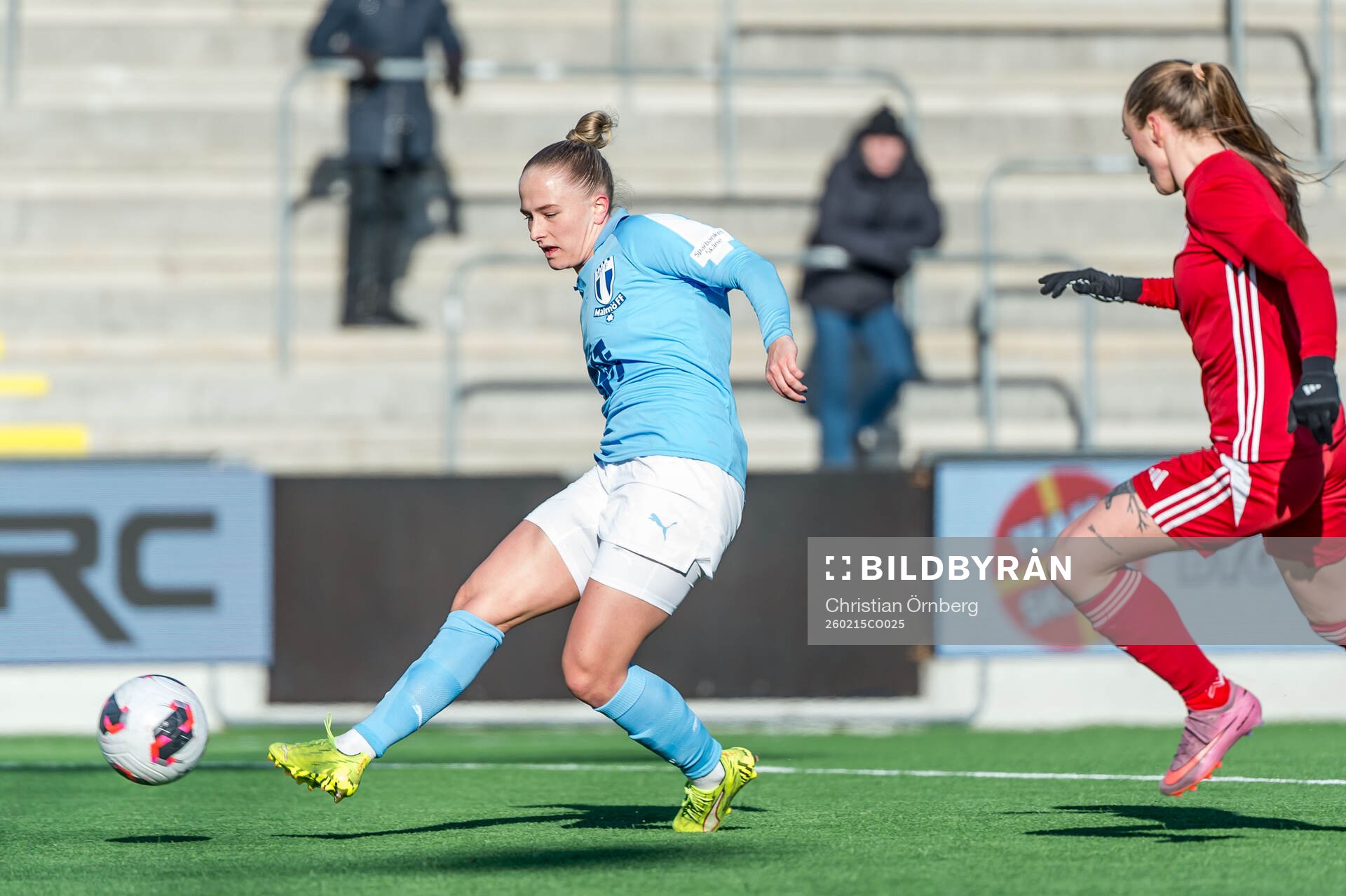 Malmö FFs Tuva Skoog skjuter in 1-0