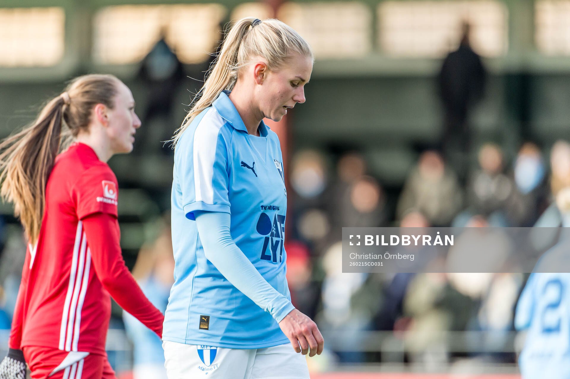 Malmö FFs Nellie Lilja deppar