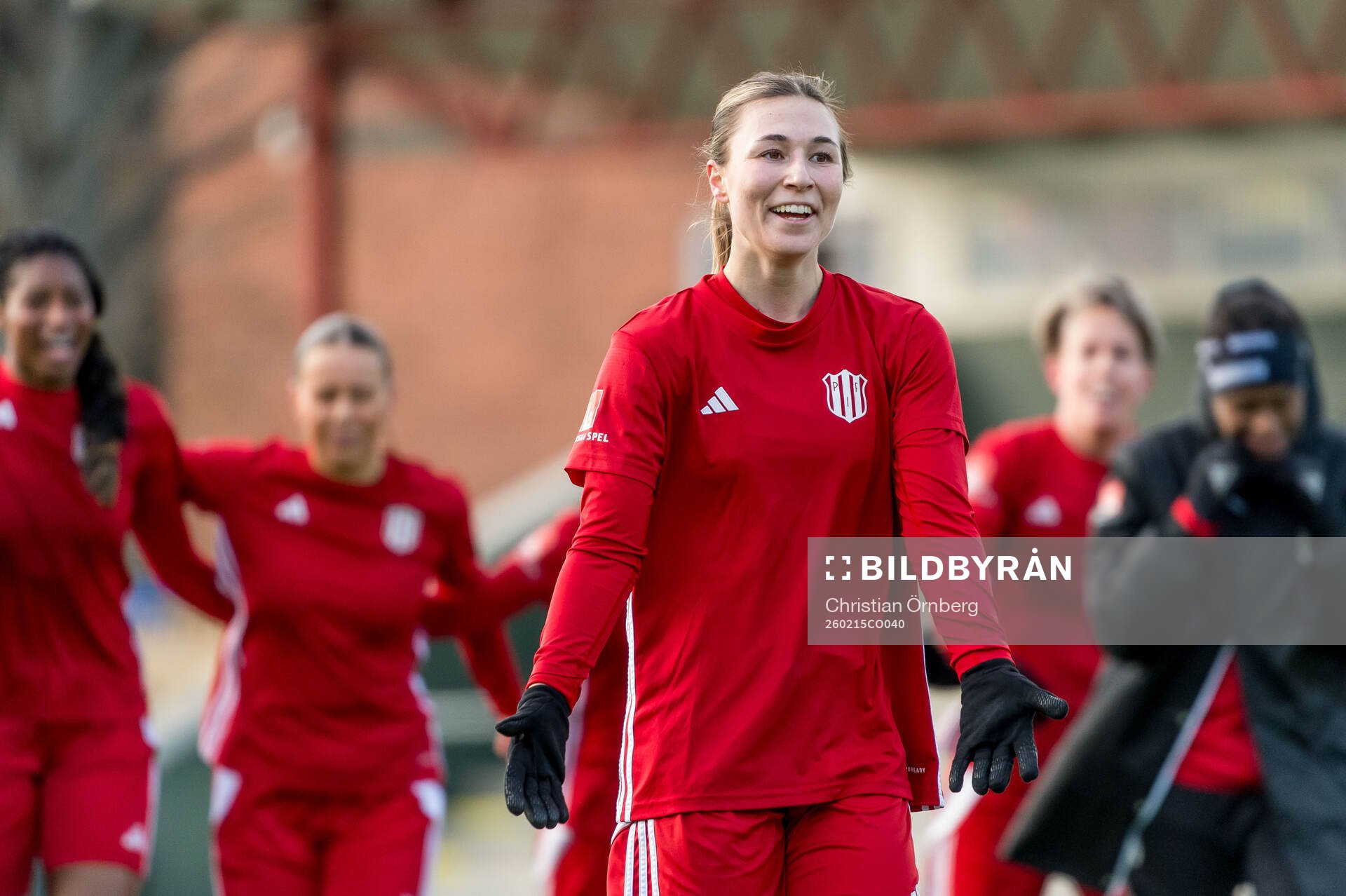 Piteås Alexandra Hellekant jublar