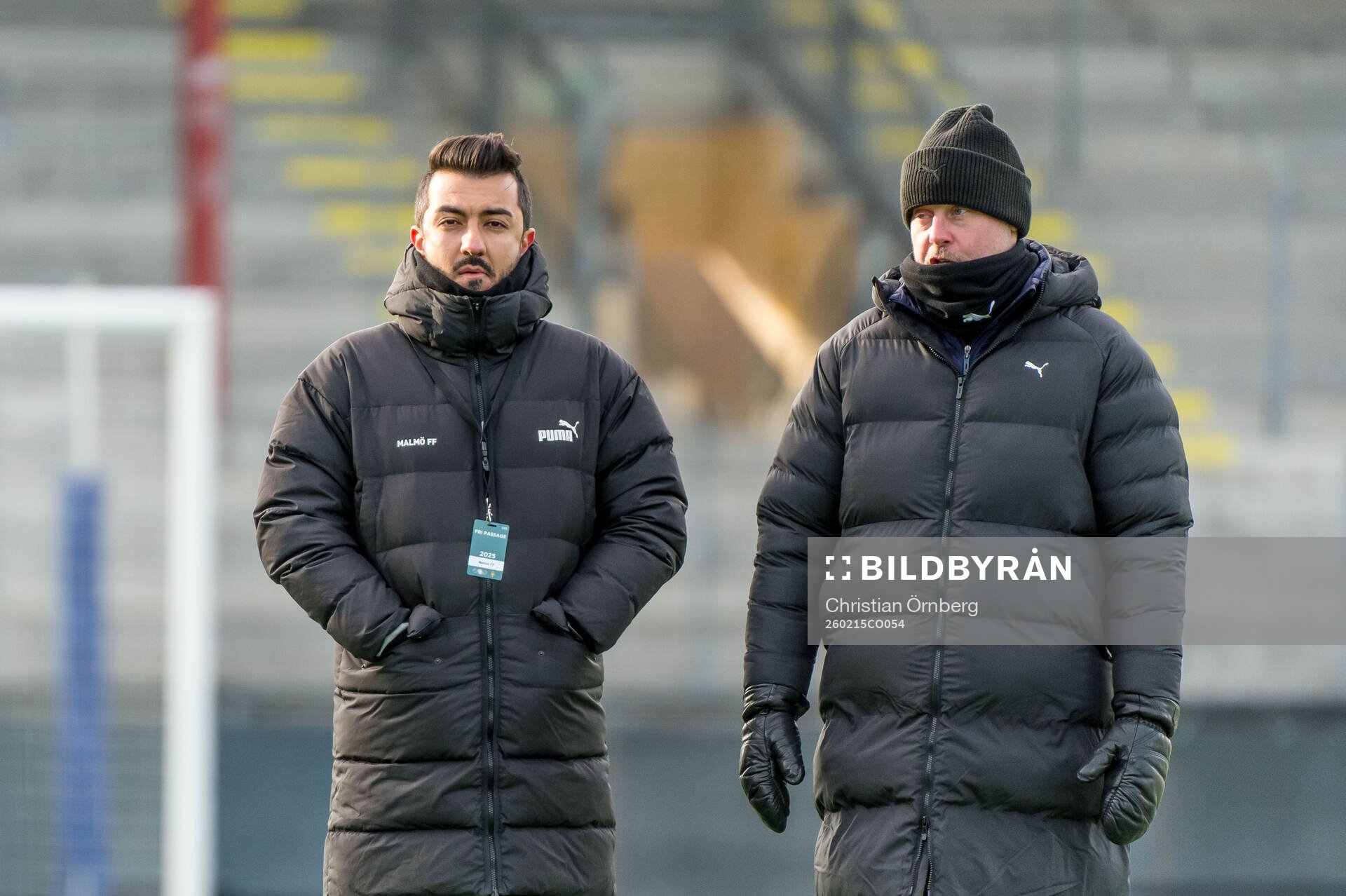 Malmö FFs sportchef dam Maxim Khalil och tränare Jonas