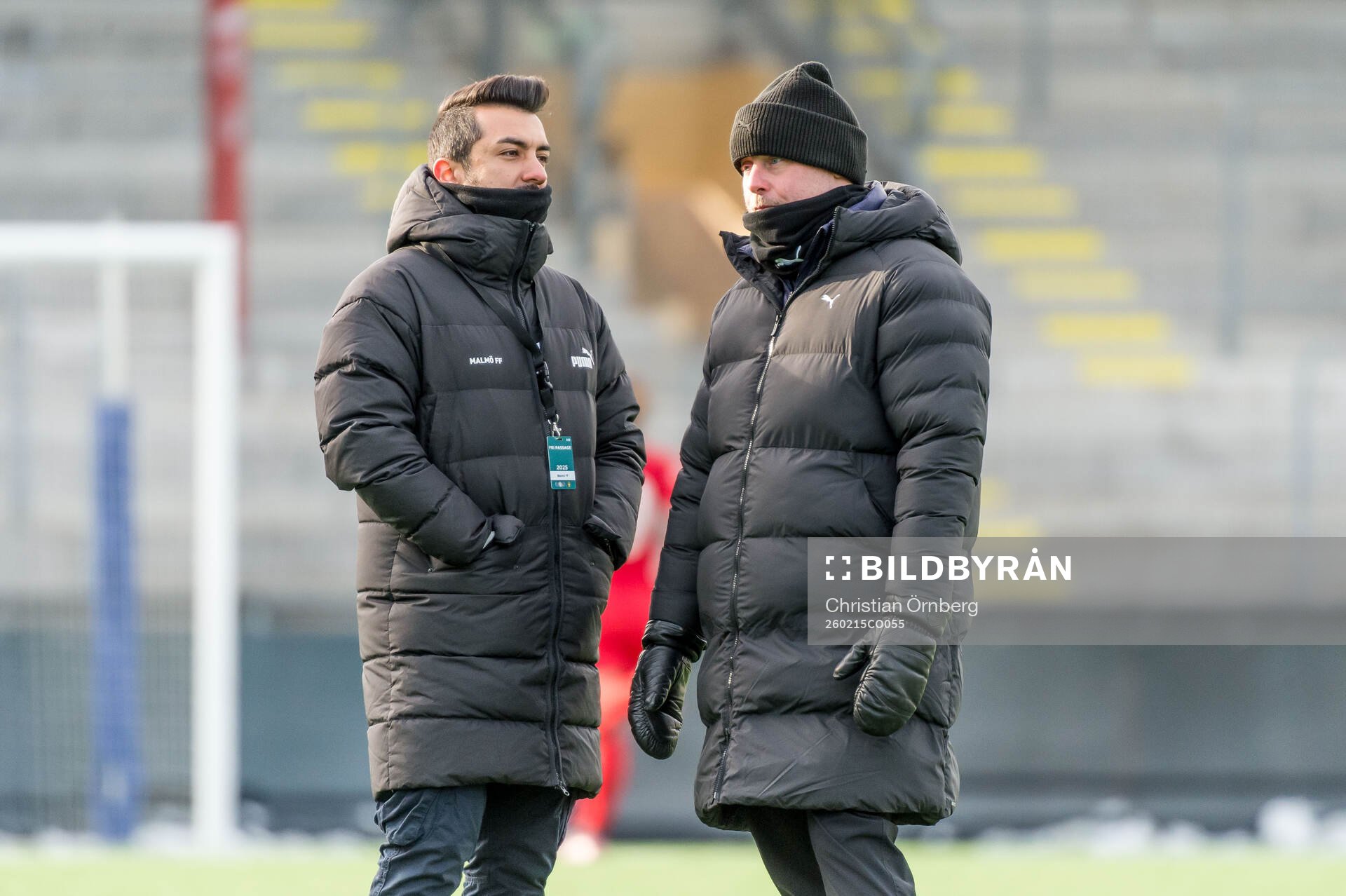 Malmö FFs sportchef dam Maxim Khalil och tränare Jonas