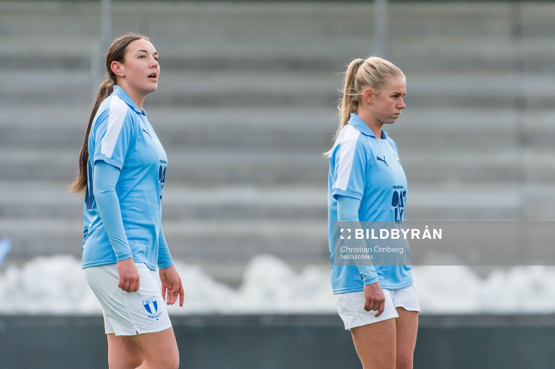 Malmö FFs Alexia Mitkovska och Nellie Lilja deppar