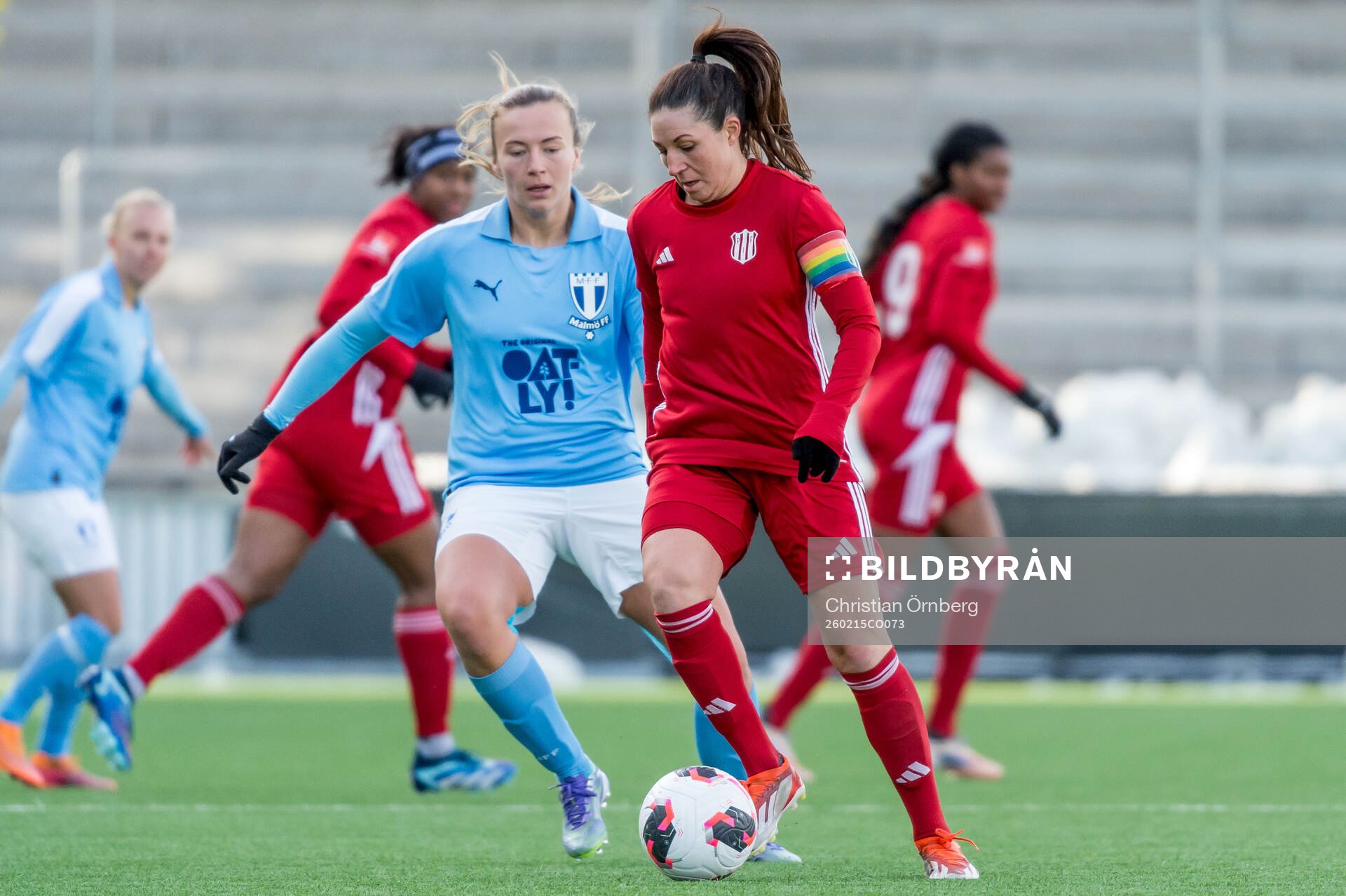 Malmö FFs Sara Kanutte Sørensen Fornes och Piteås