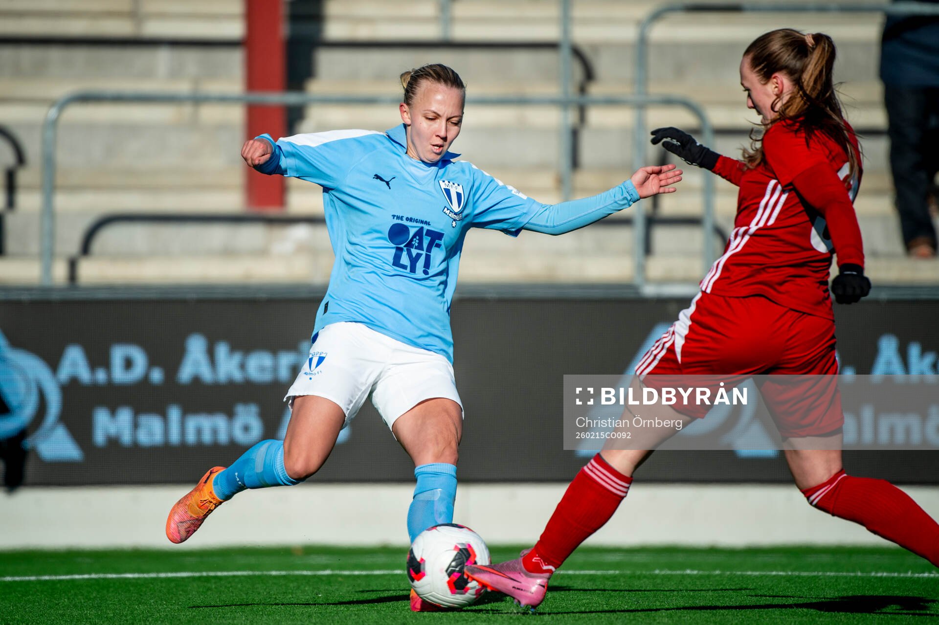 Malmö FFs Nathalie Hoff Persson och Asla Johannesen