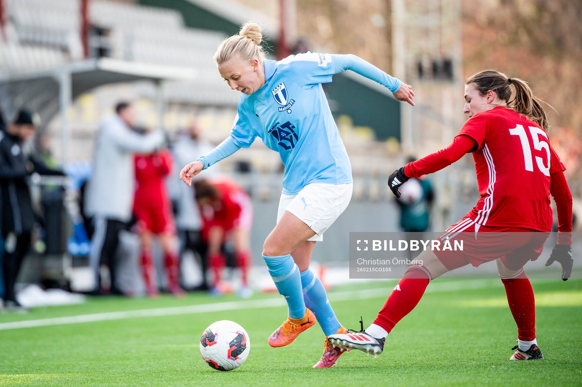 Malmö FFs Nathalie Hoff Persson och Piteås Alexandra