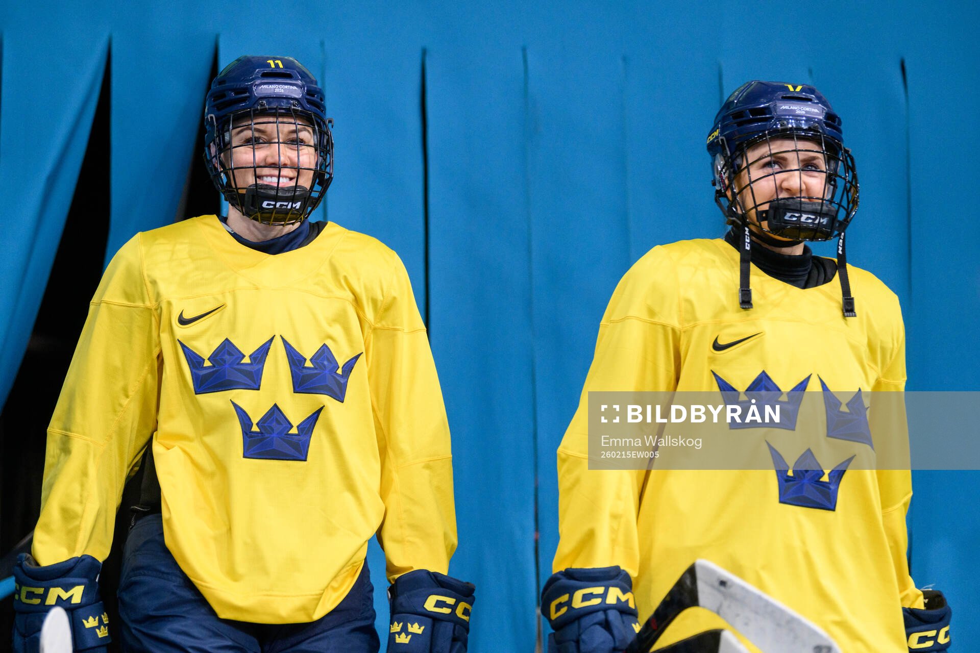 Josefin Bouveng and Sofie Lundin of Sweden