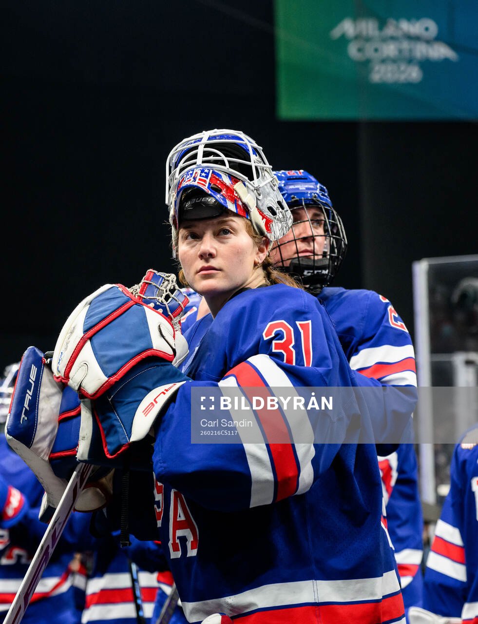 Goaltender Aerin Frankel of USA