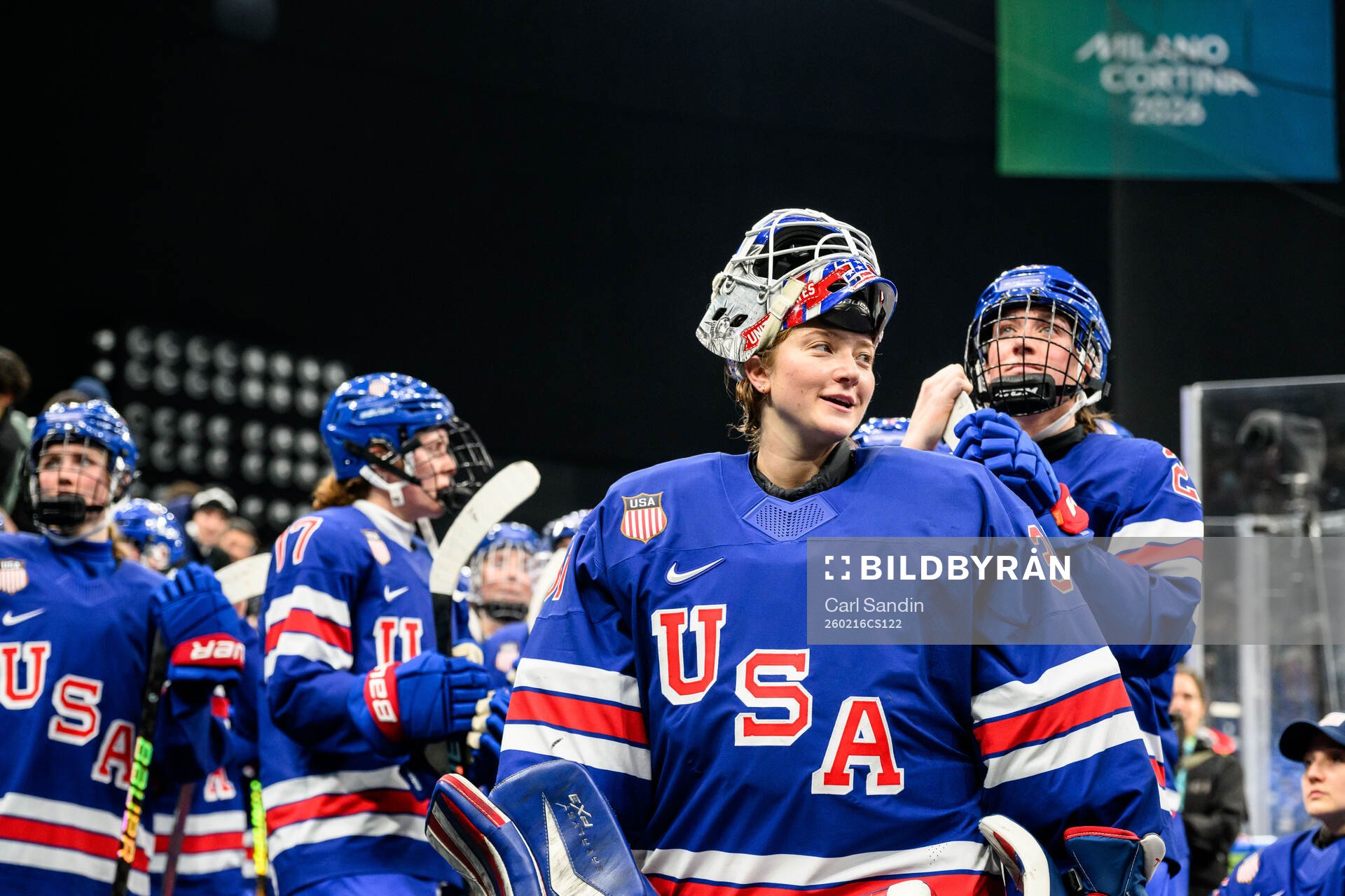 Goaltender Aerin Frankel of USA