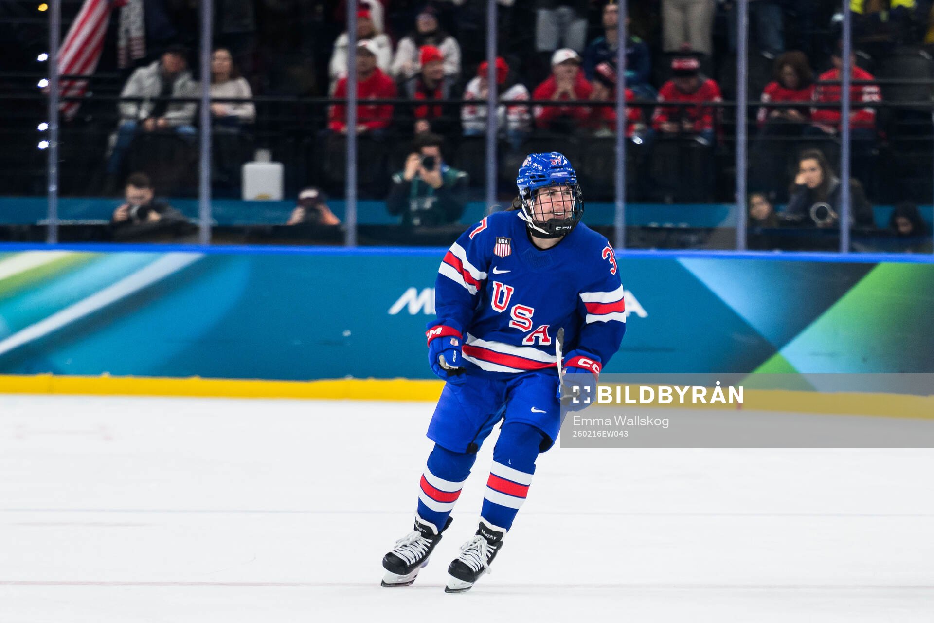 Abbey Murphy of USA celebrates