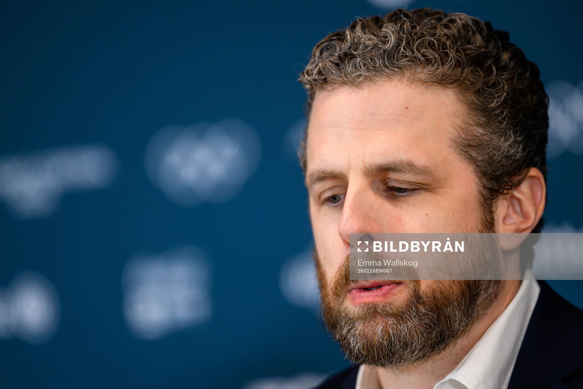 Head coach Ulf Lundberg of Sweden at a press conference