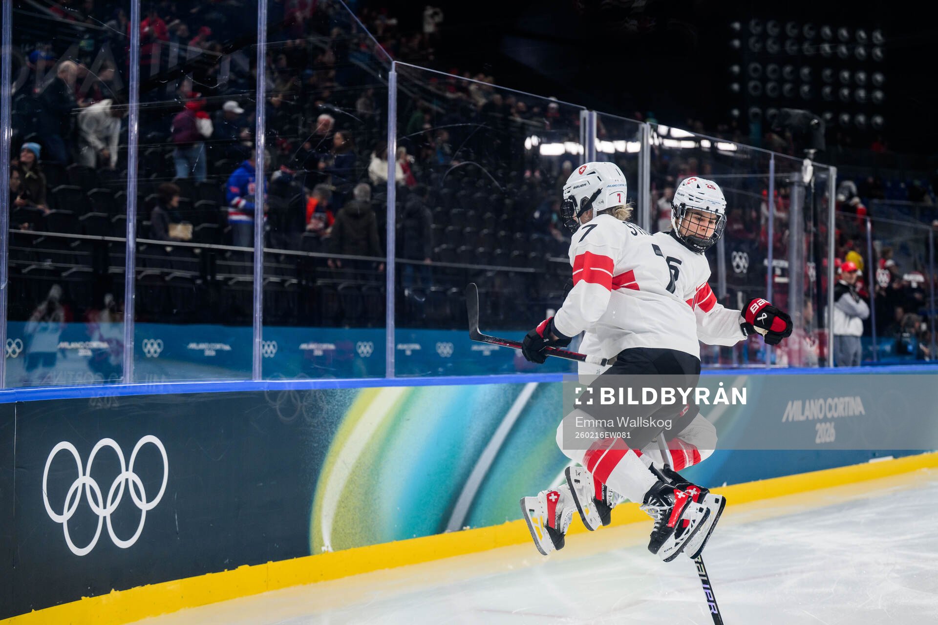 Lara Stalder and Alina Muller of Switzerland