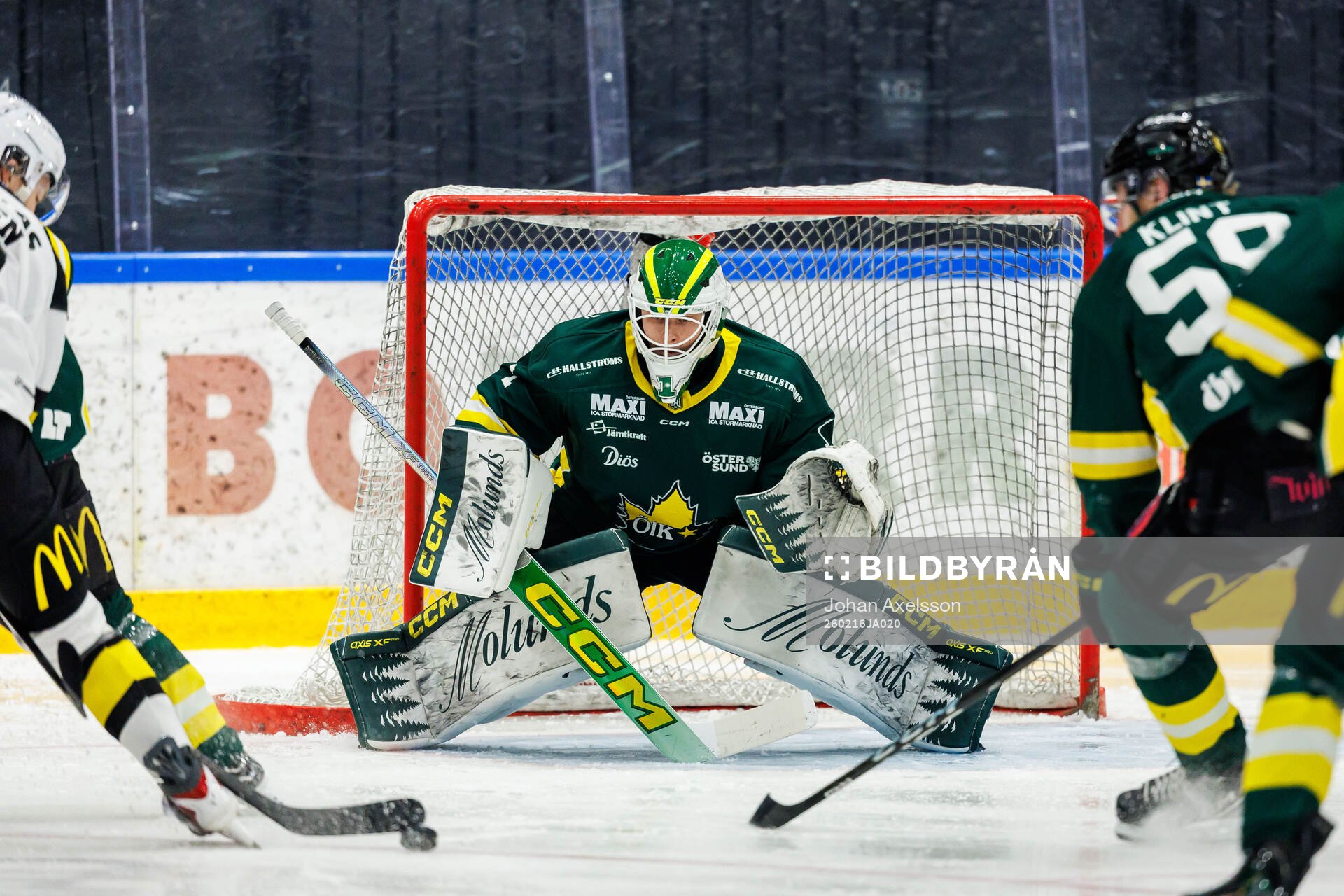 Östersunds målvakt Carl Lidö