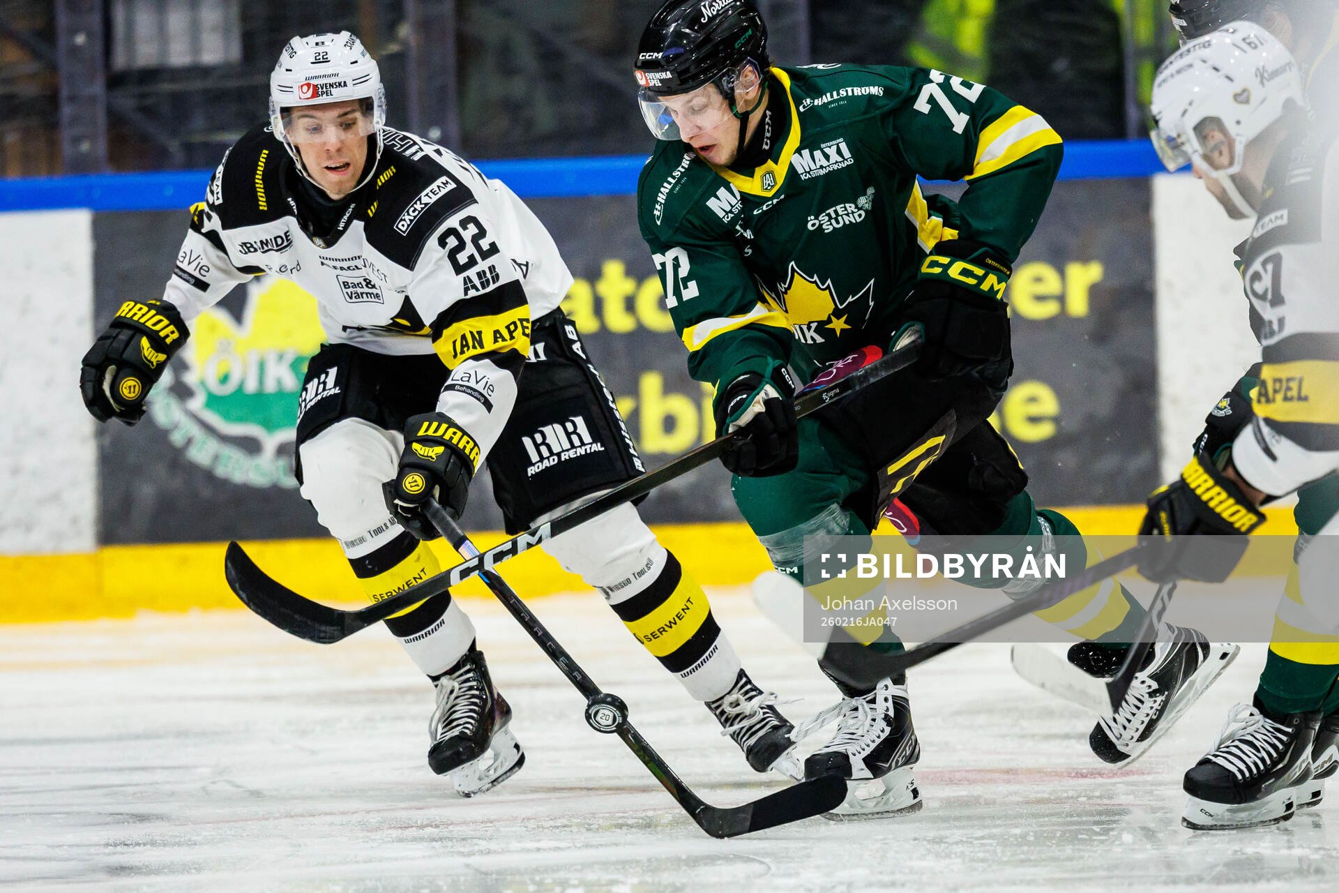 Västerås Viktor Johansson och Östersunds Calle Wäng