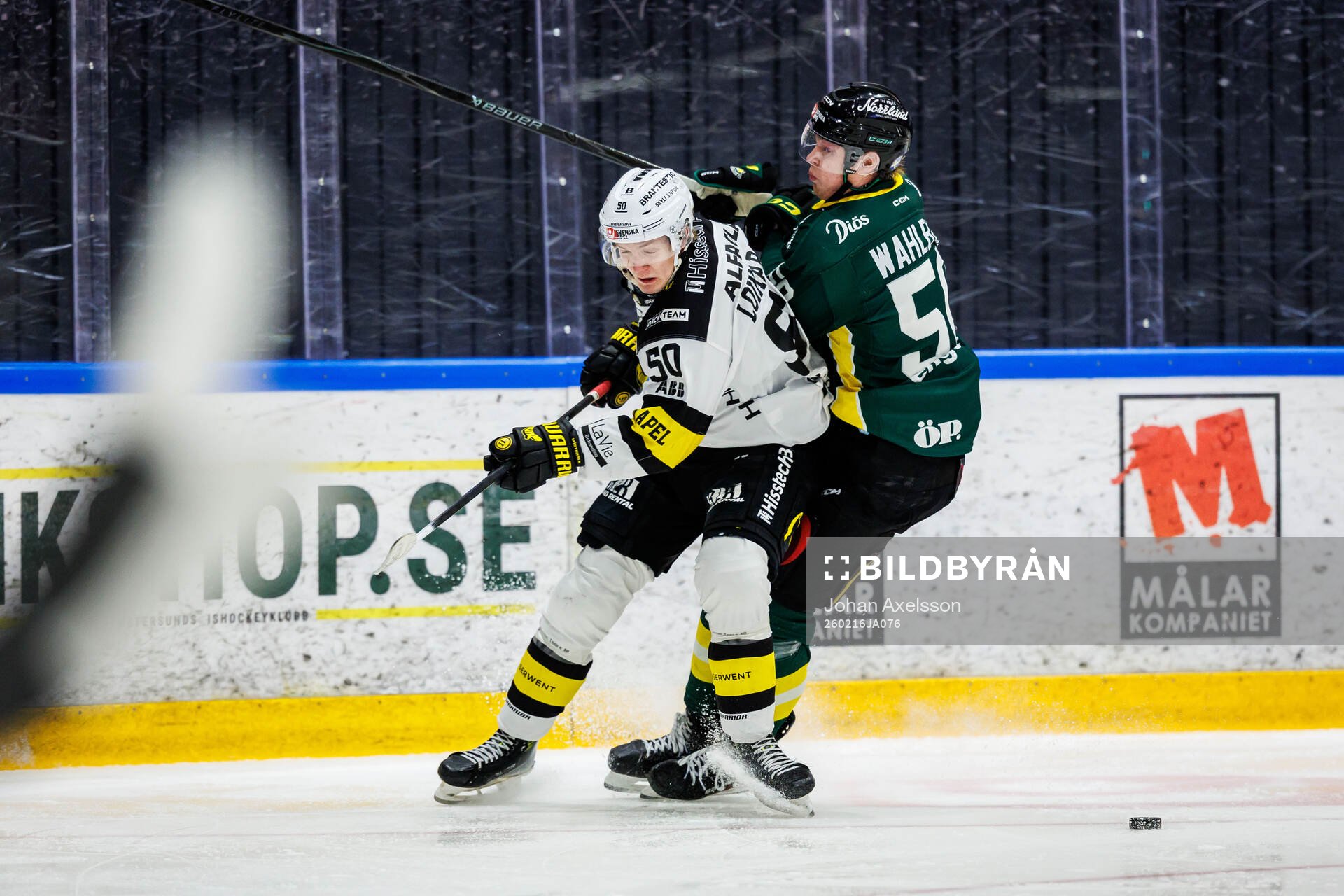 Västerås Veikko Loimaranta och Östersunds Oskar Wahlberg