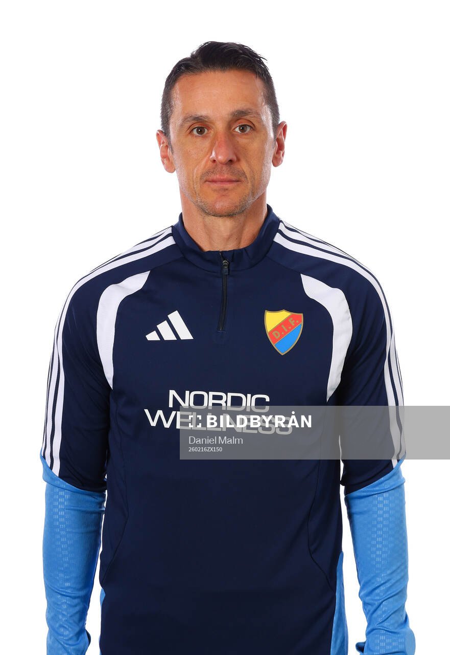 Djurgårdens Målvaktstränare Nikos Gkoulios