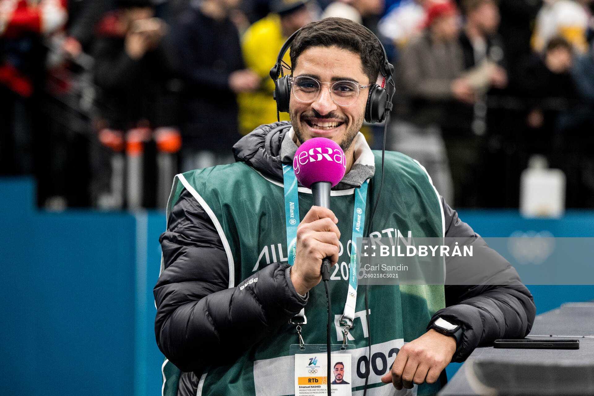 Emanuel Nashed of Swedish Radio Radiosporten