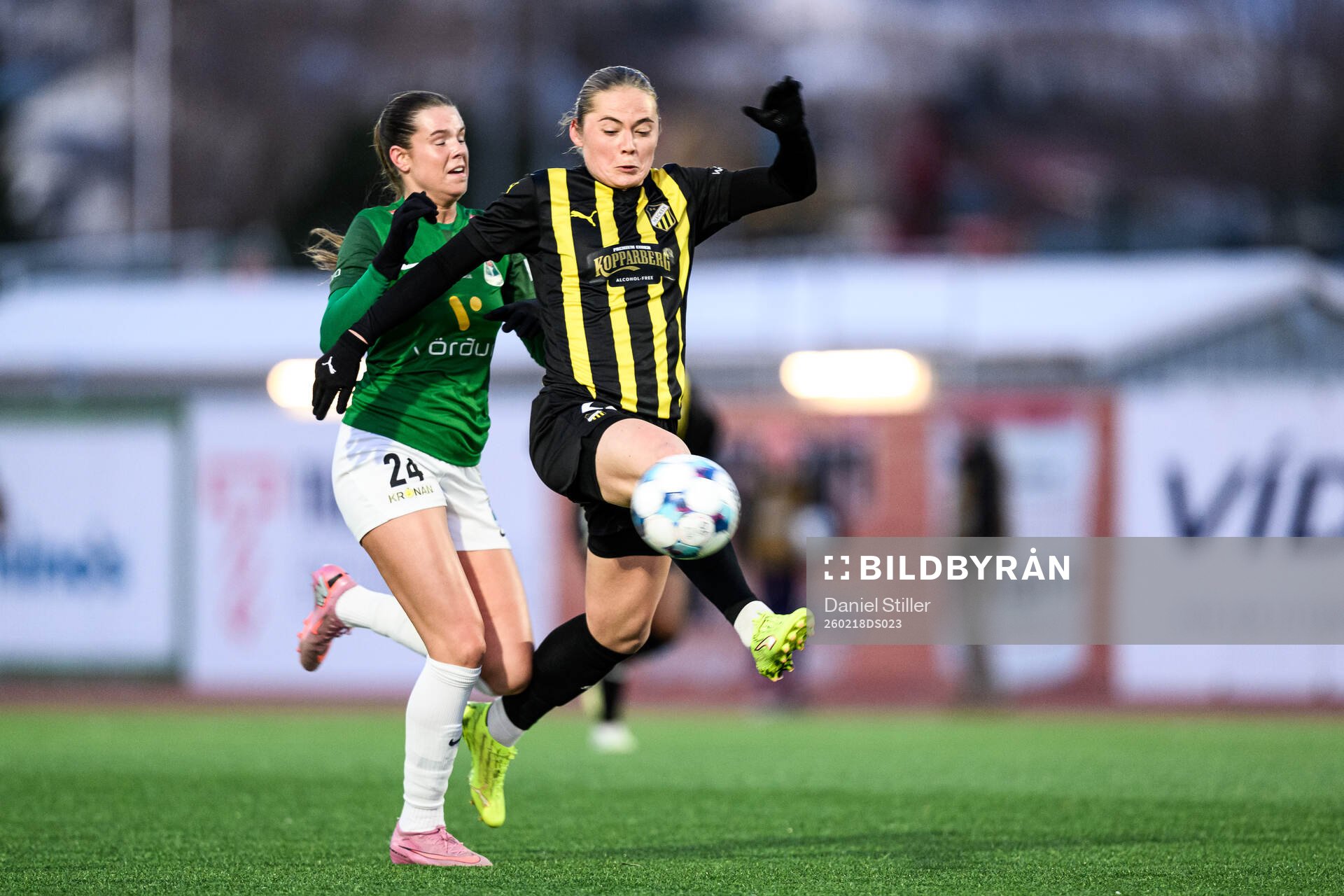 Helga Rut Einarsdottir of Breidablik and Paulina Nyström