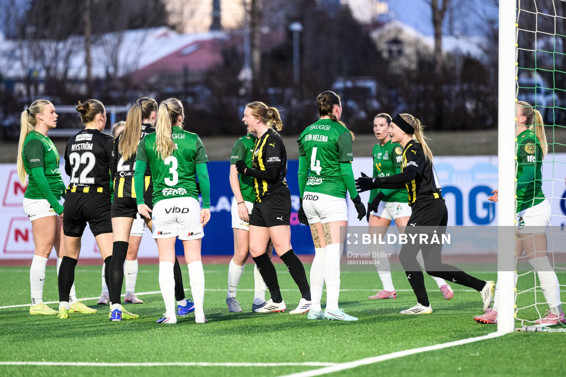 Emma Östlund of Häcken celebrates