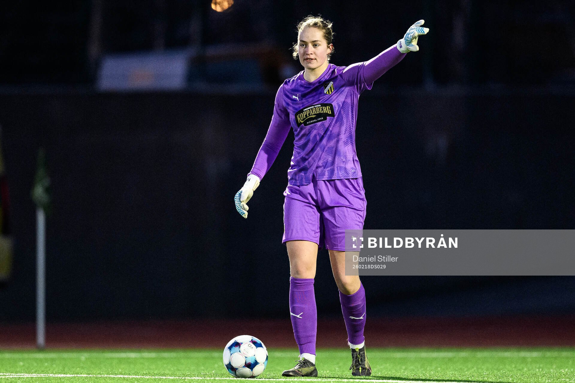 Goalkeeper Fanney Birkisdottir of Häcken