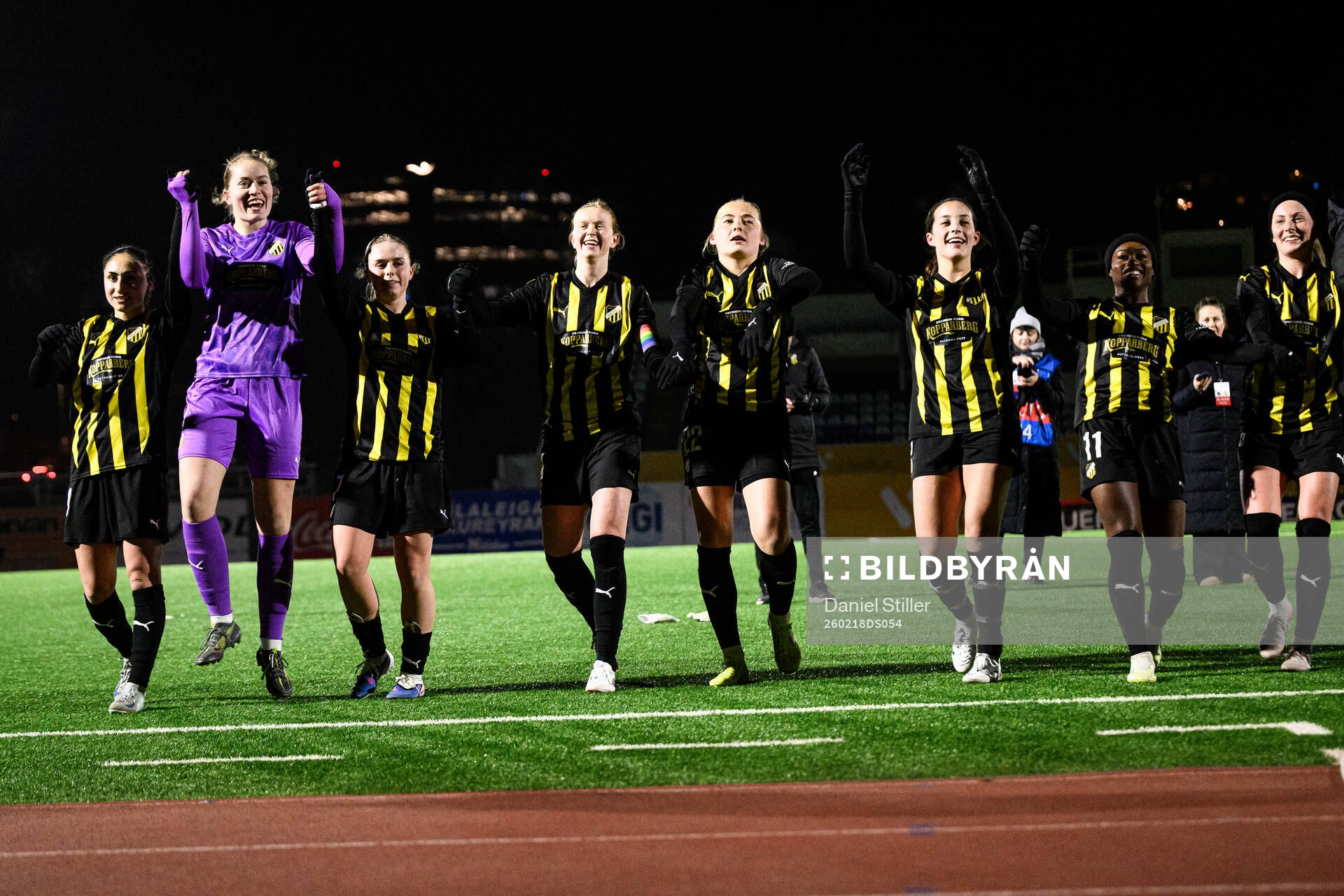 Players of Häcken celebrate