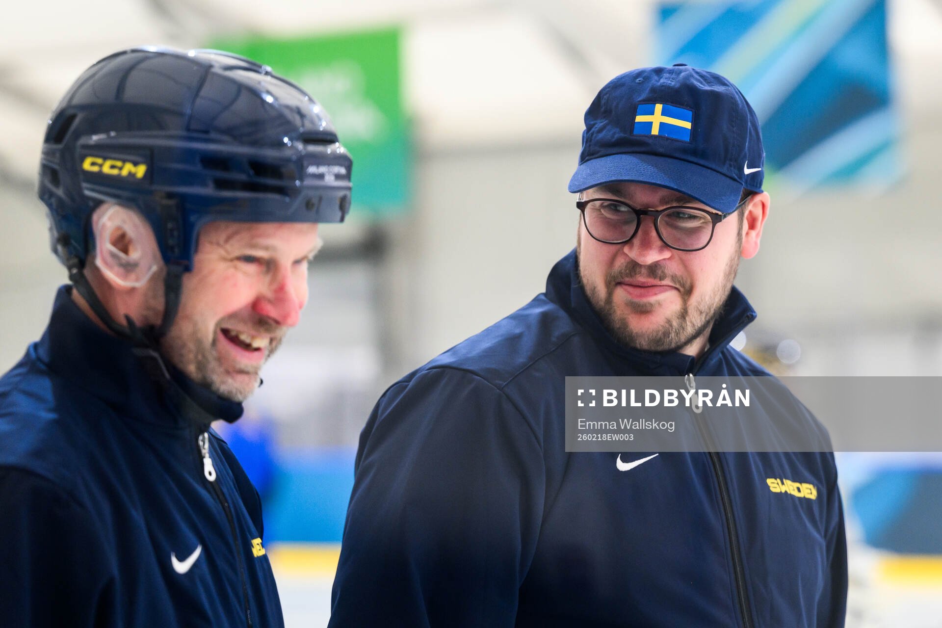 Assistant coach Stefan Ladhe and Assistant coach Dennis