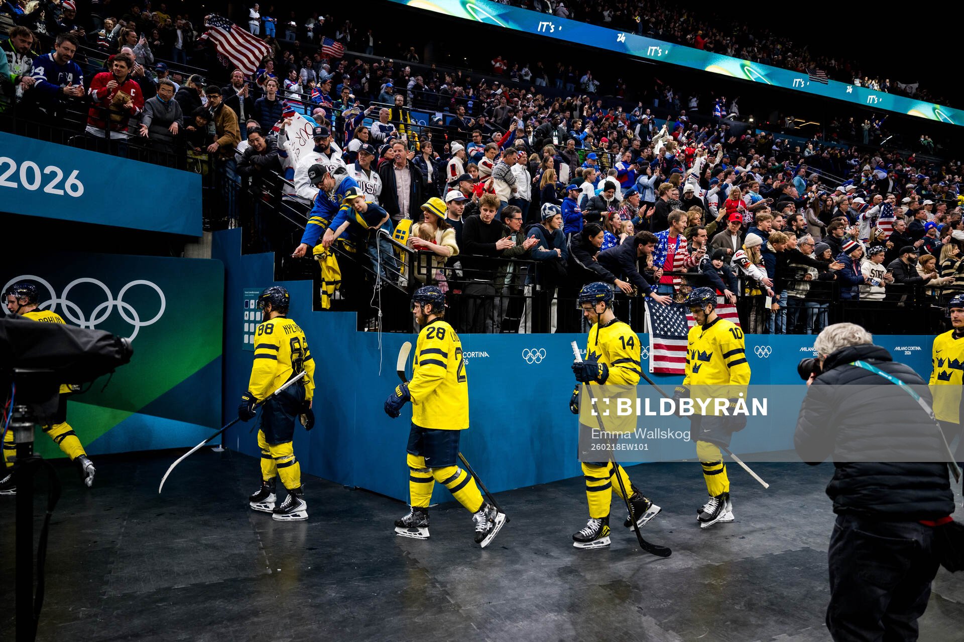 William Nylander, Elias Lindholm, Joel Eriksson Ek and