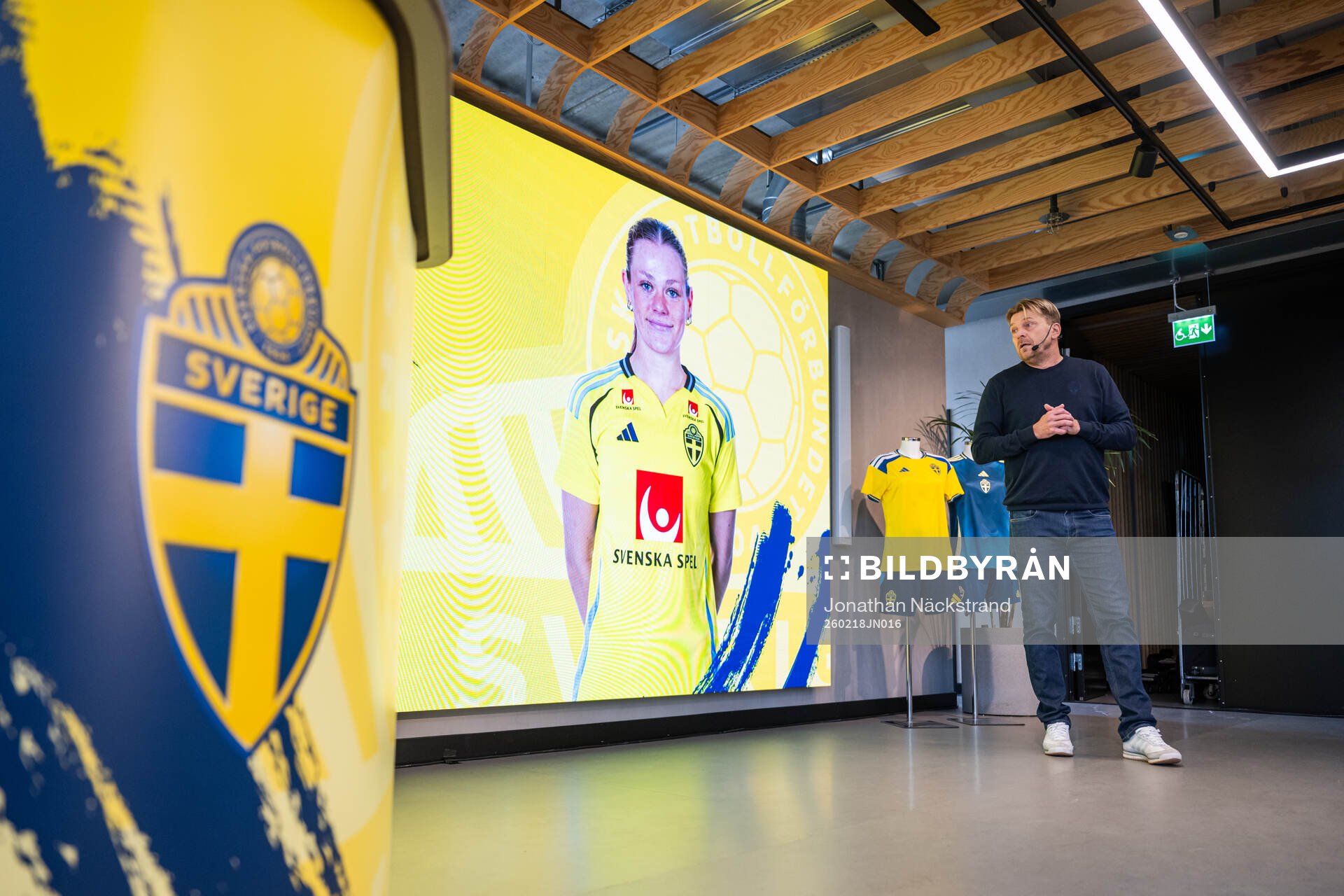 Head coach Tony Gustavsson of the Swedish women's national