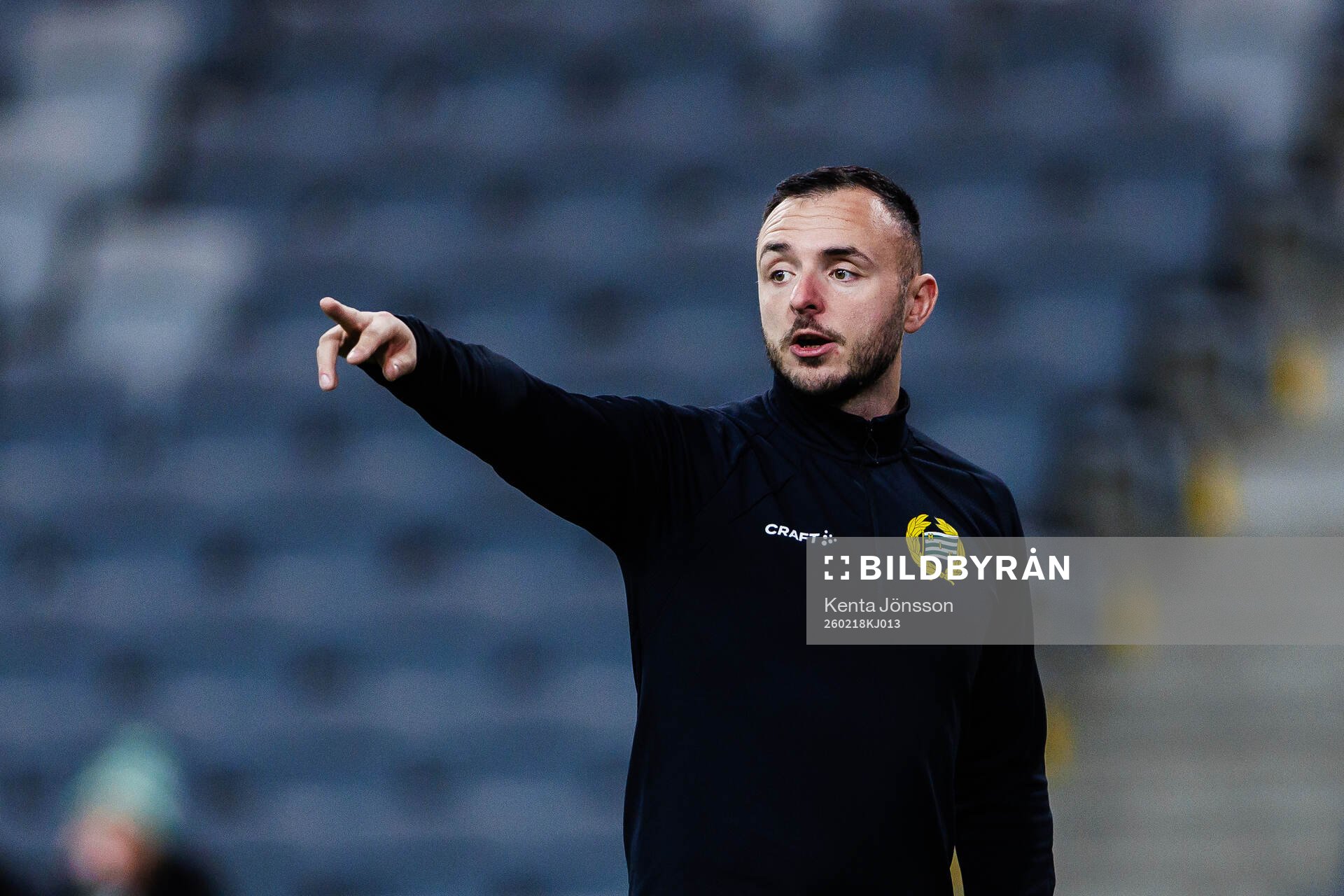 Goalkeeper coach Aleksandar Vasilic of Hammarby