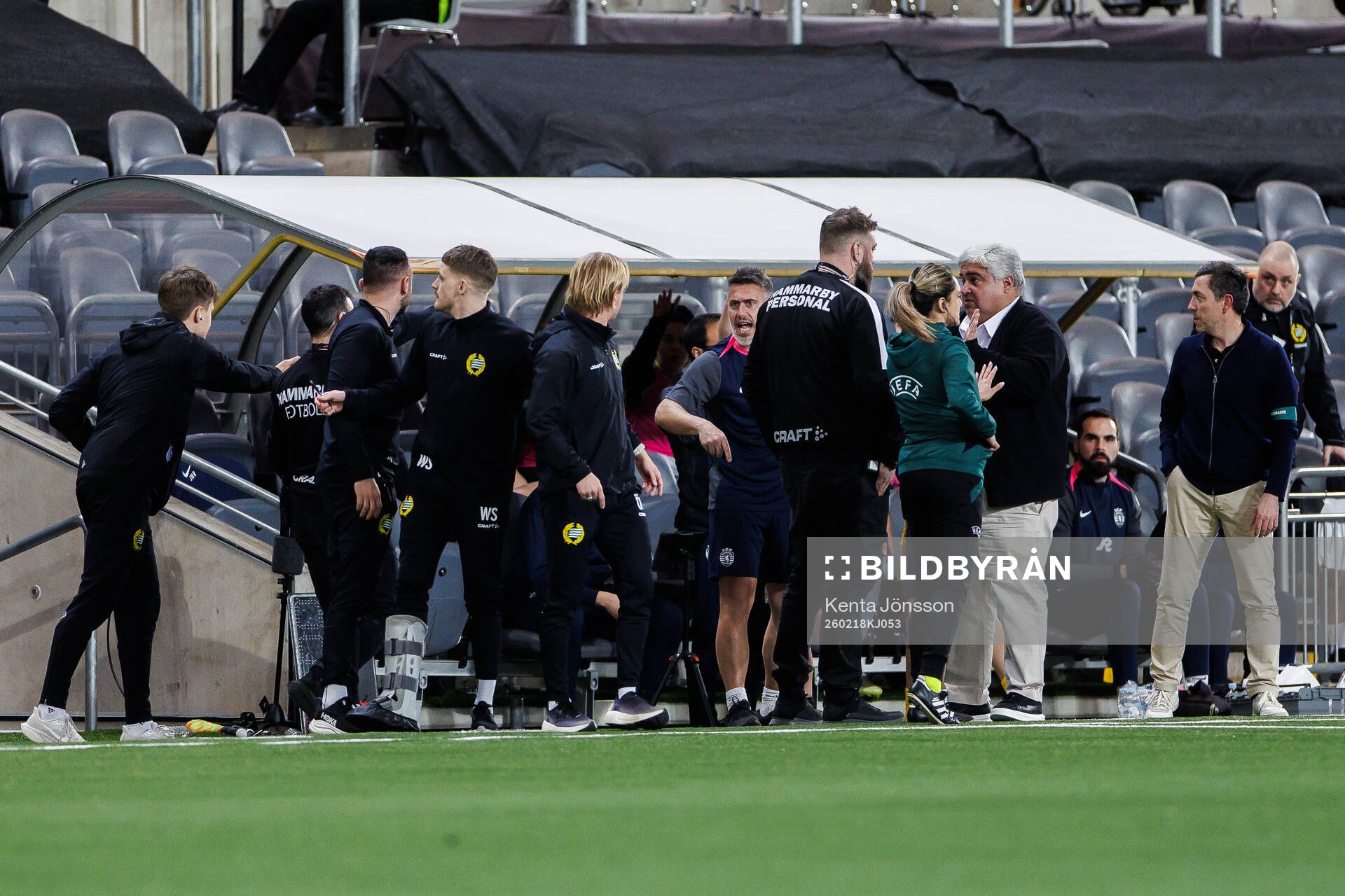 Coach William Strömberg of Hammarby