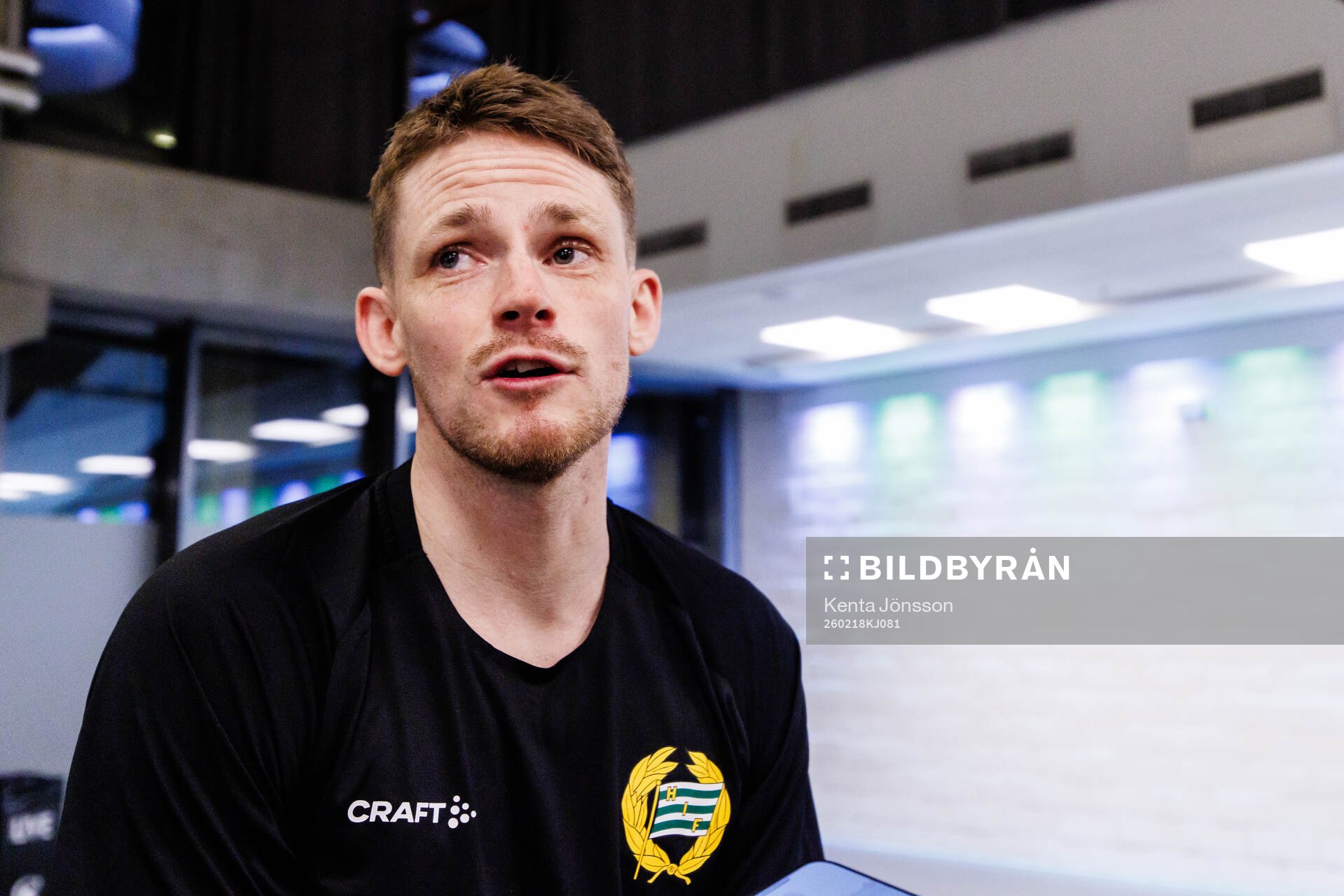 Coach William Strömberg of Hammarby