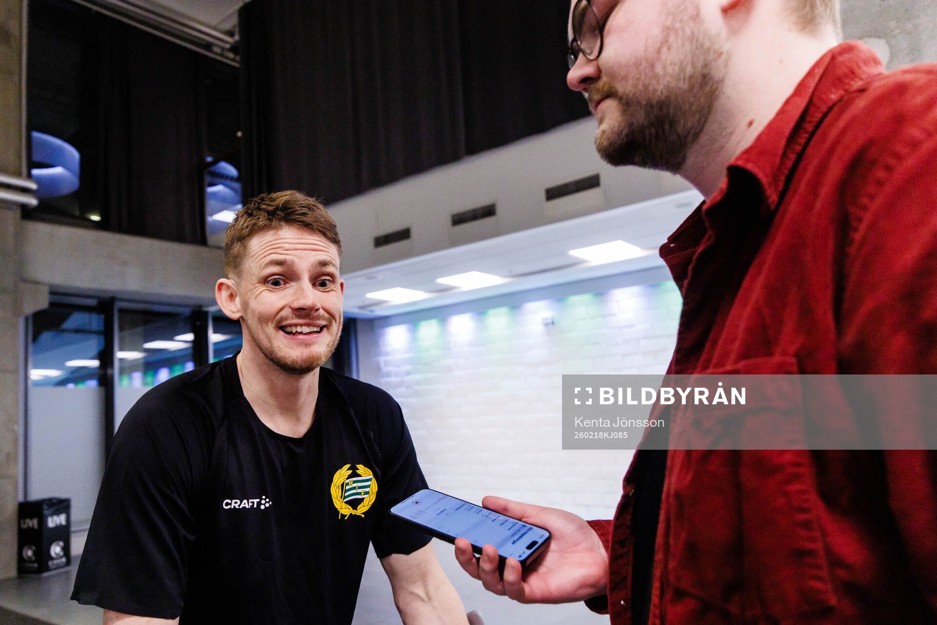 Coach William Strömberg of Hammarby
