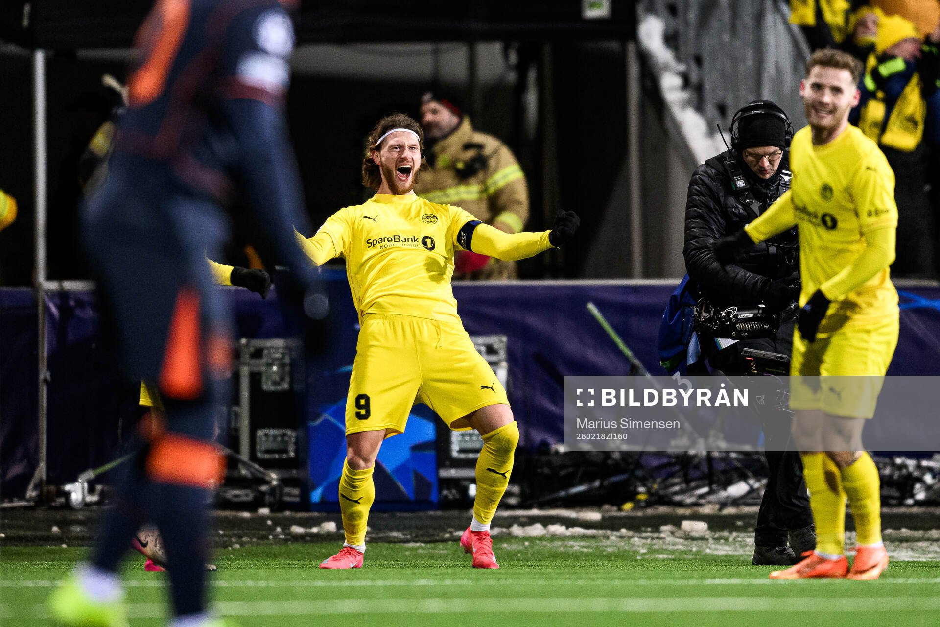 Kasper Høgh of Bodø/Glimt celebrates
