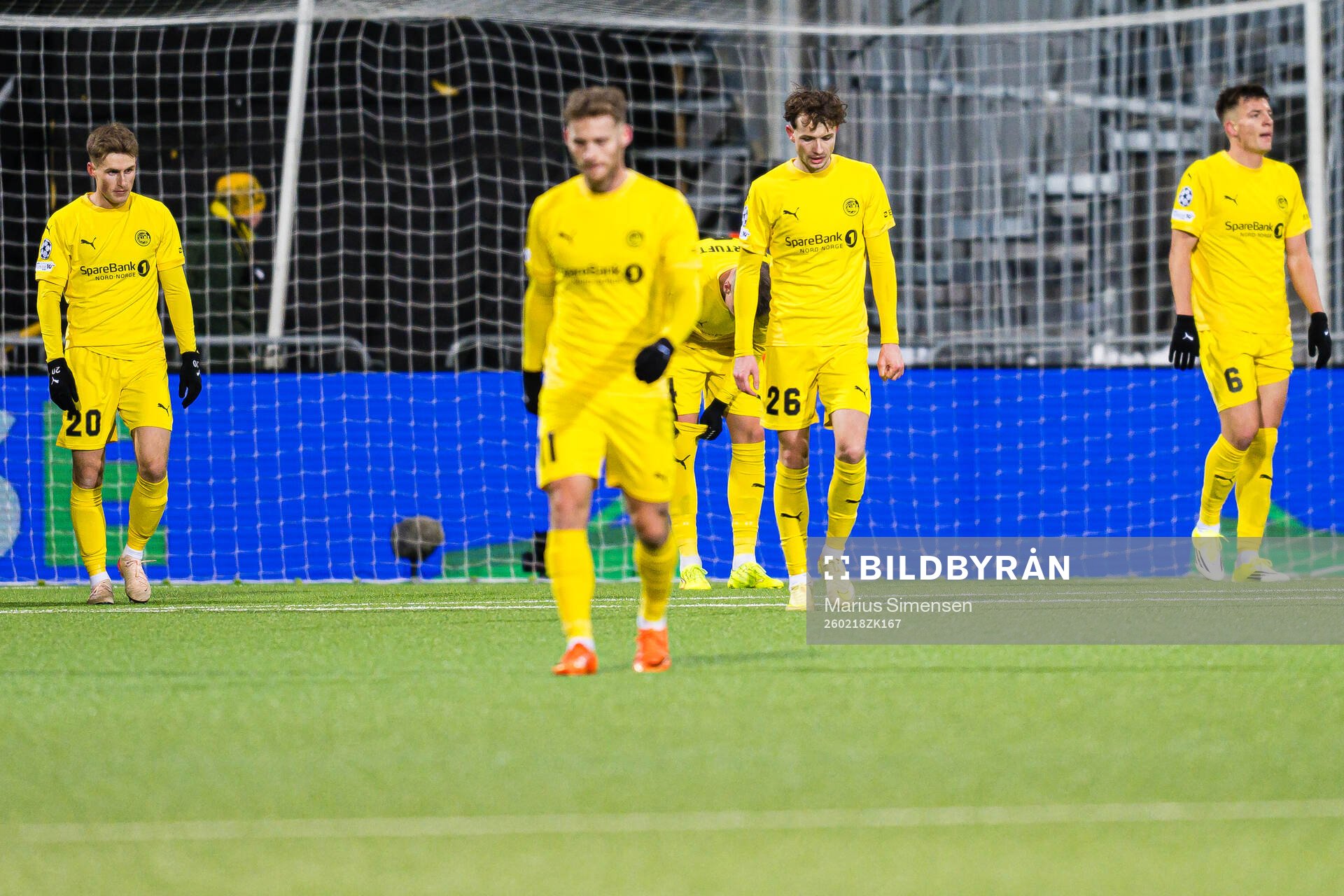 Håkon Evjen of Bodø/Glimt looks dejected