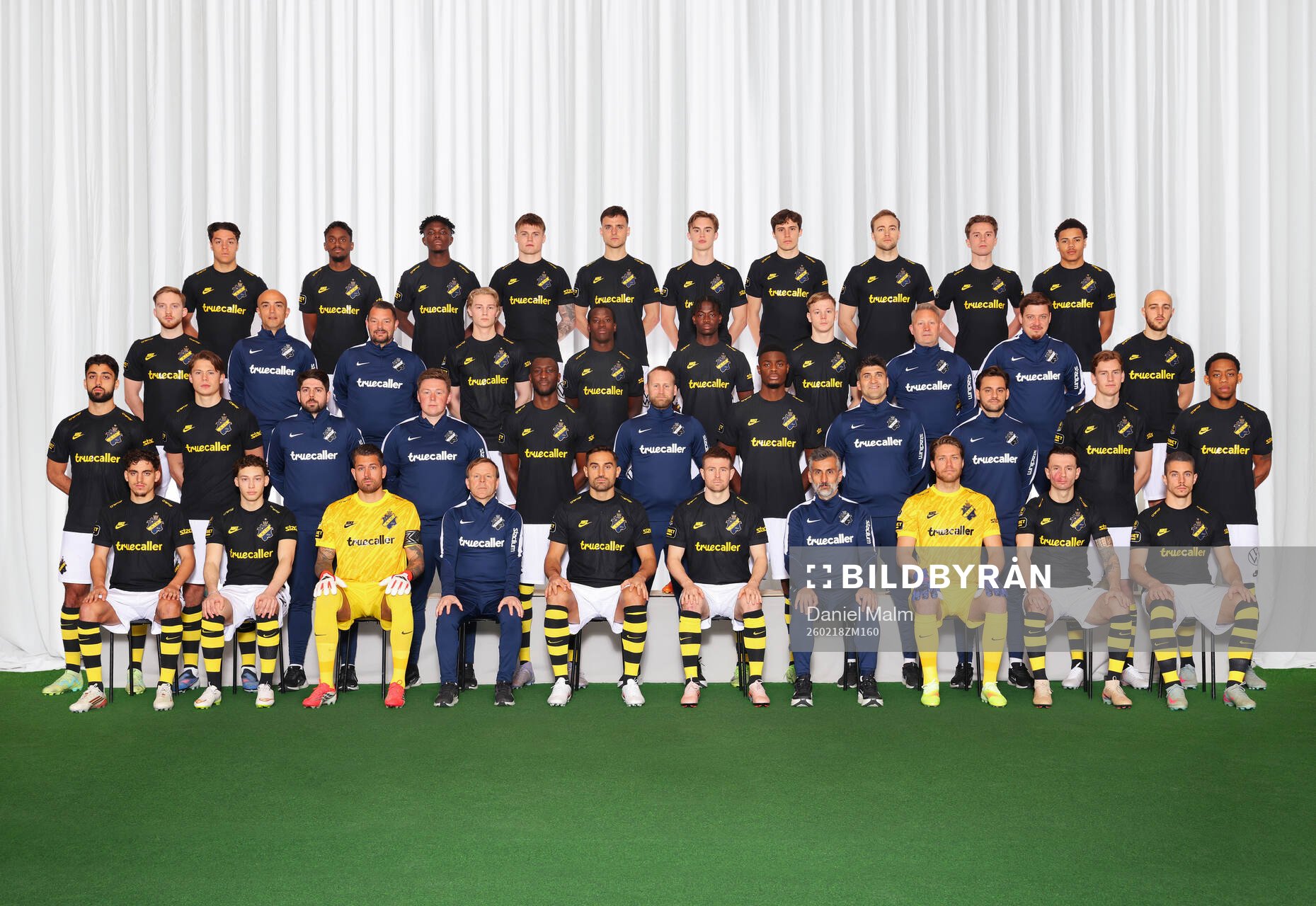 AIK poserar för en lagbild