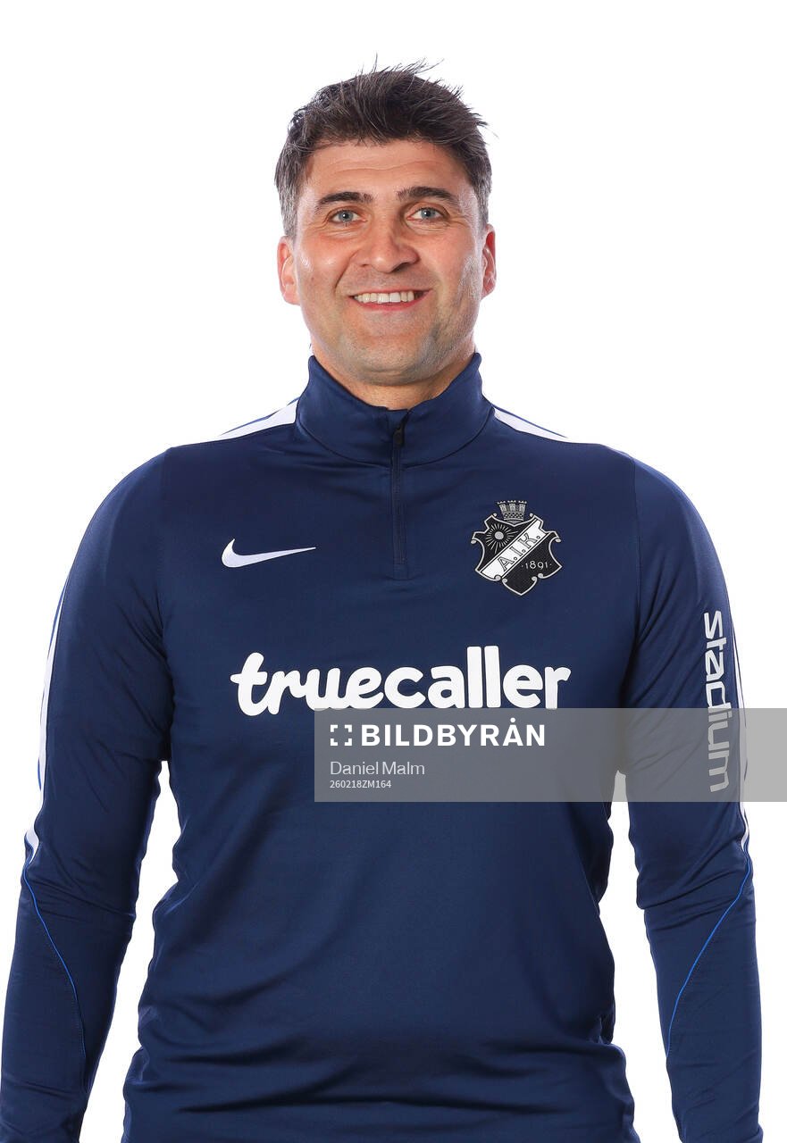 s målvaktstränare Kyriakos Stamatopoulos