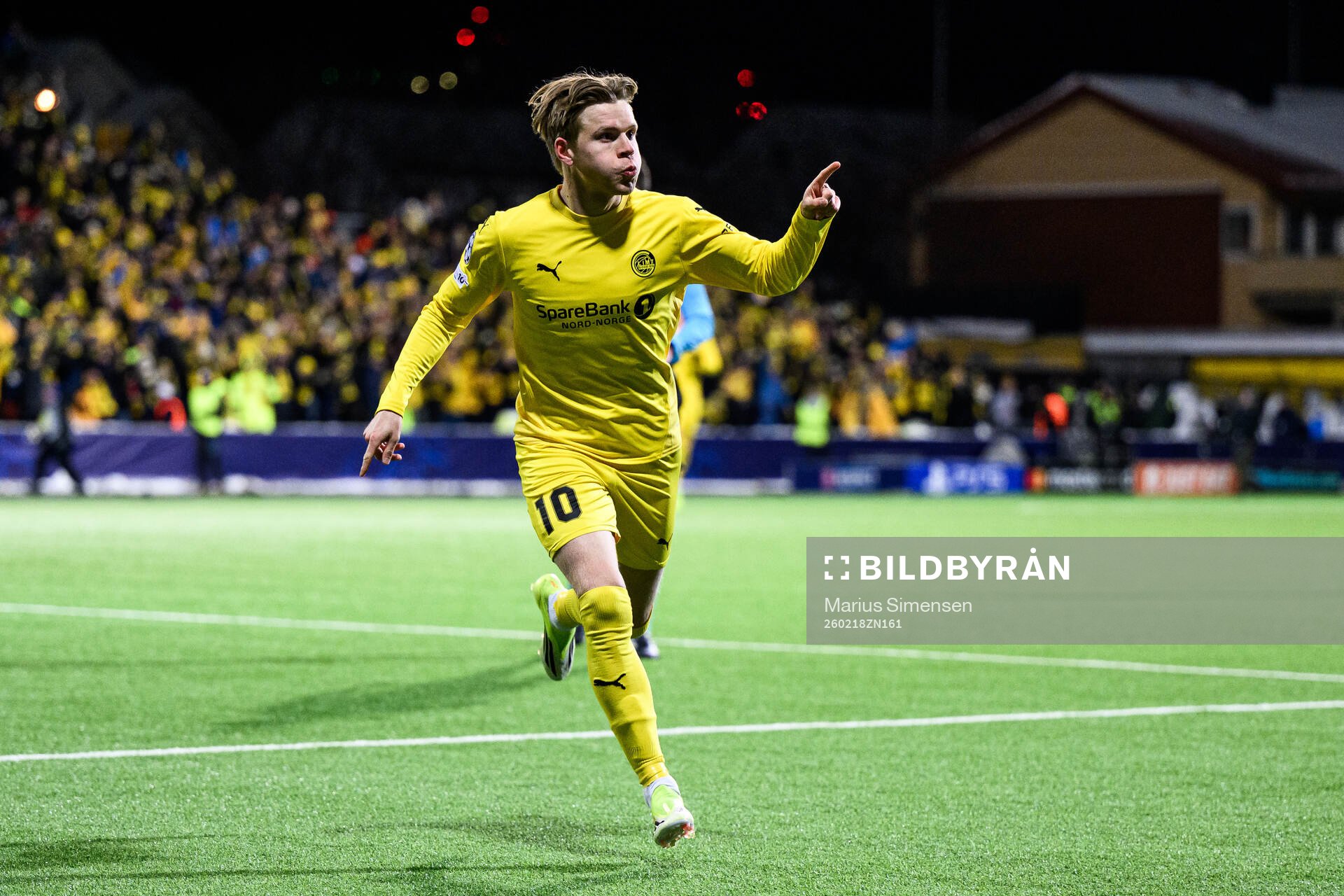 Jens Petter Hauge of Bodø/Glimt celebrates