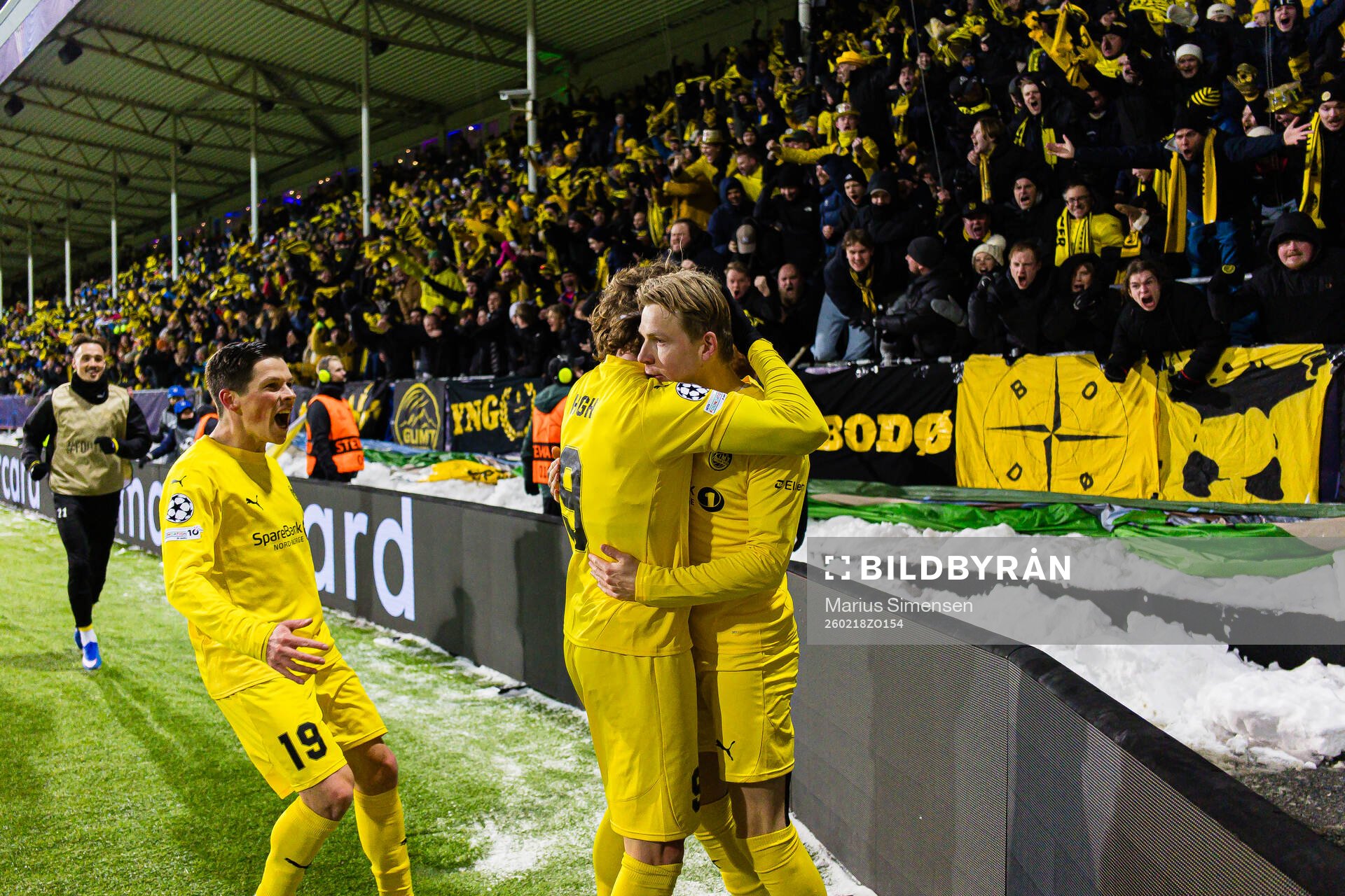 Jens Petter Hauge of Bodø/Glimt celebrates