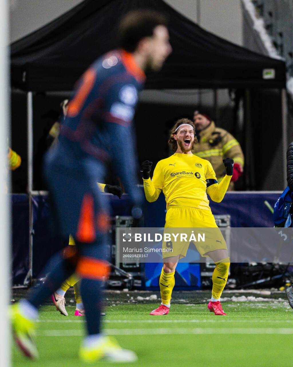 Kasper Høgh of Bodø/Glimt celebrates