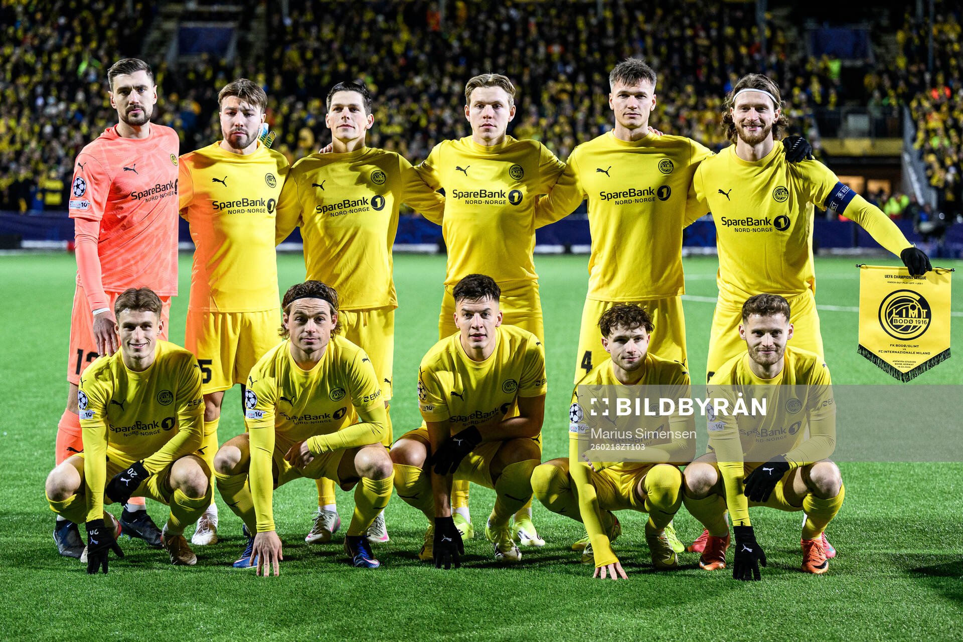 Starting eleven of of Bodø/Glimt