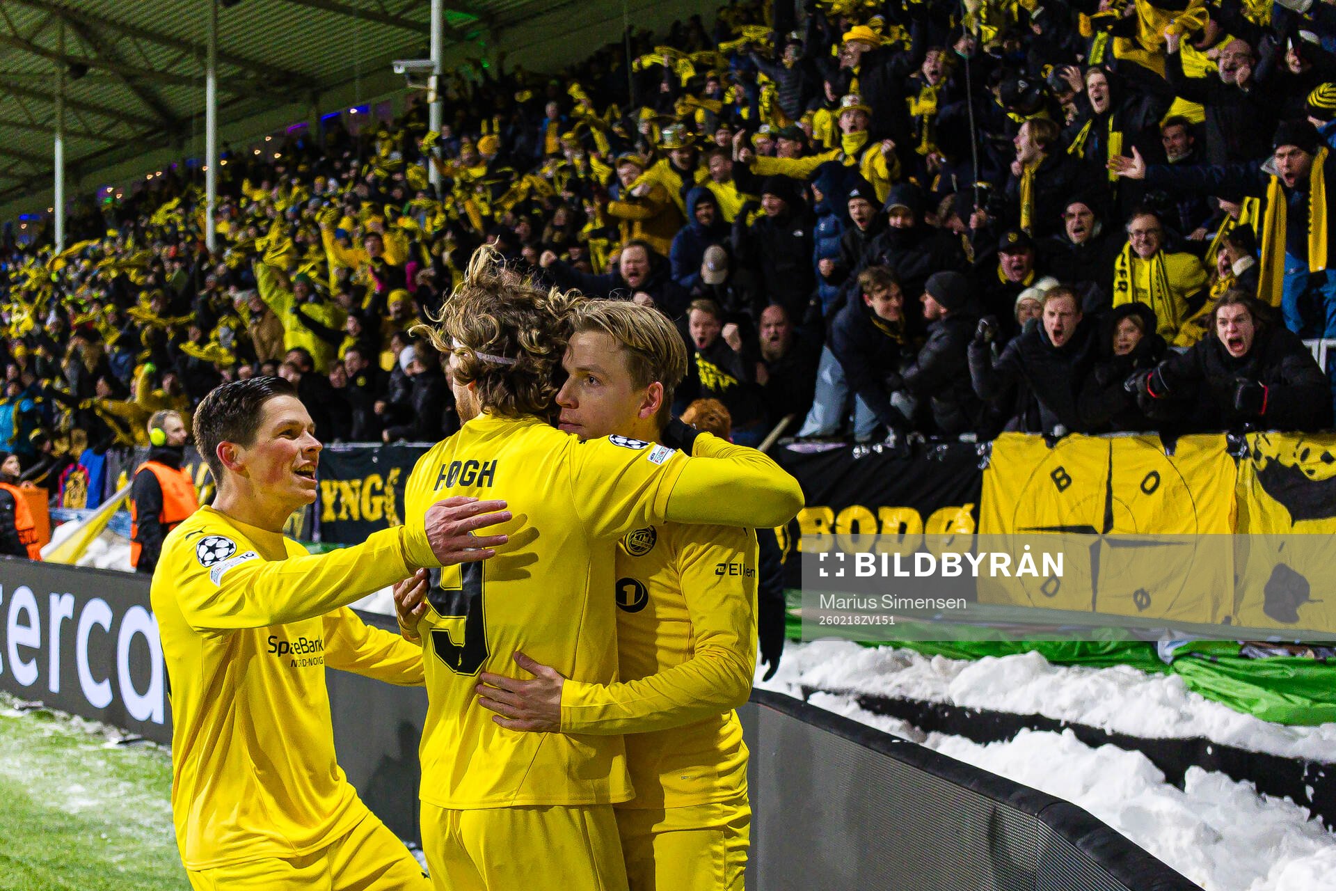 Jens Petter Hauge of Bodø/Glimt celebrates