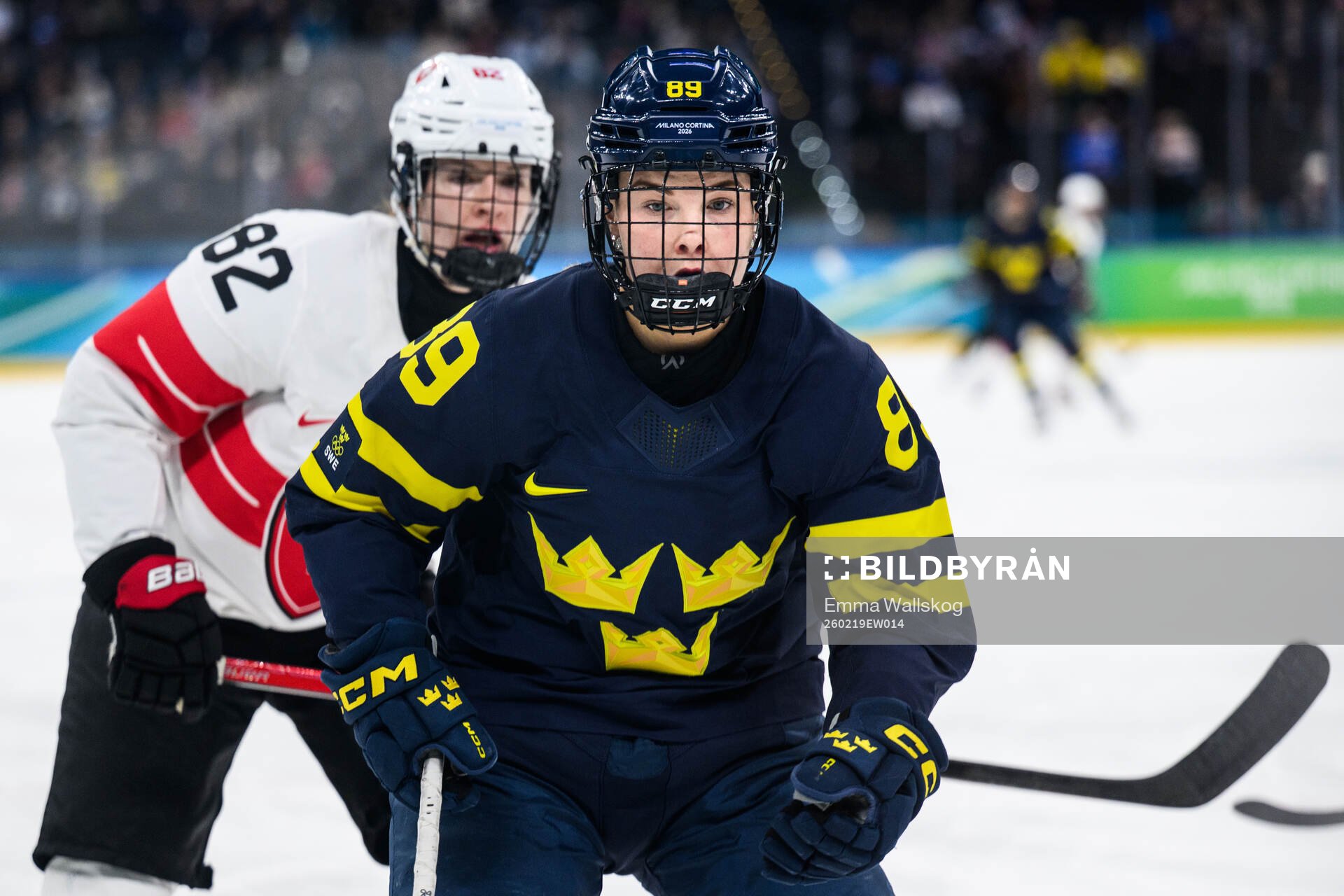 Alessia Baechler of Switzerland and Nicole Hall of Sweden